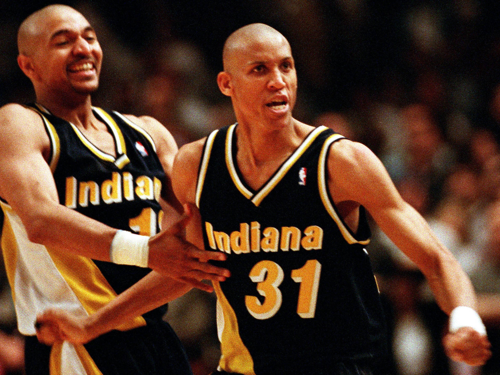 Pissed Off Reggie Miller Background