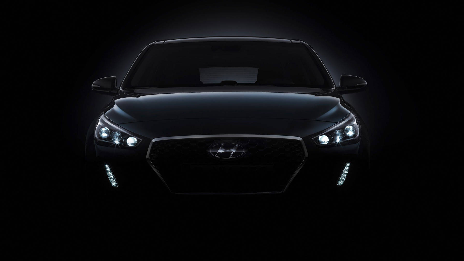Pitch Black Hyundai Background