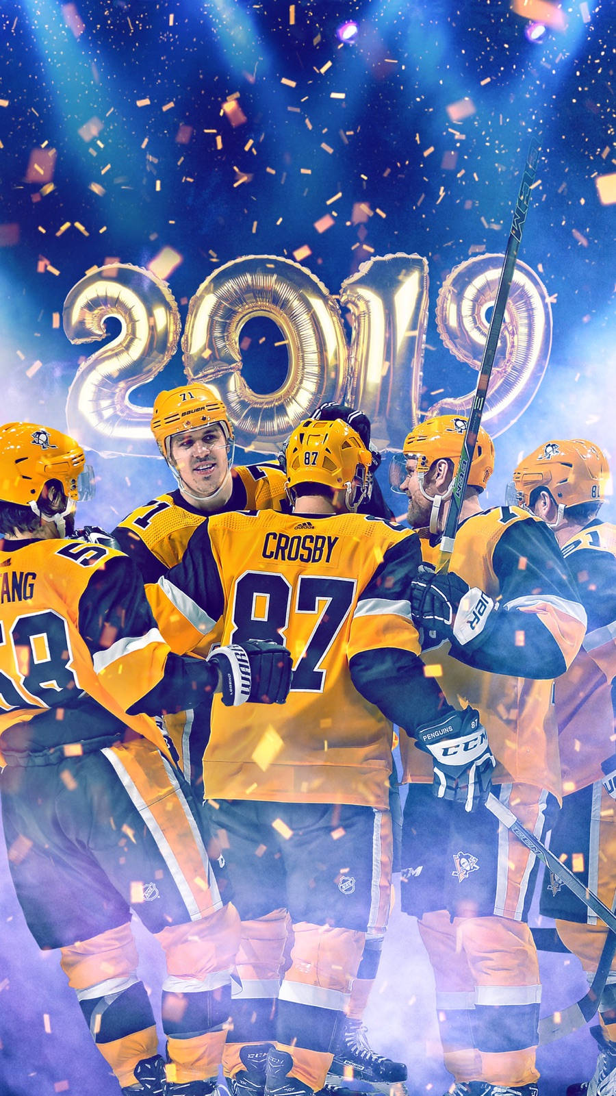 Pittsburgh Penguins 2019 Celebration Background