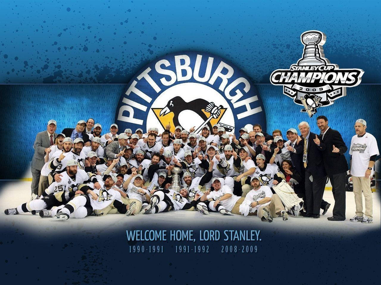 Pittsburgh Penguins Champions Sidney Crosby Background