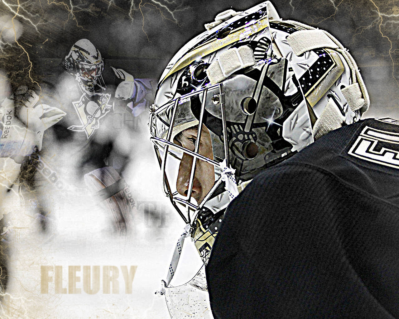 Pittsburgh Penguins Goaltender Marc Andre Fleury Background