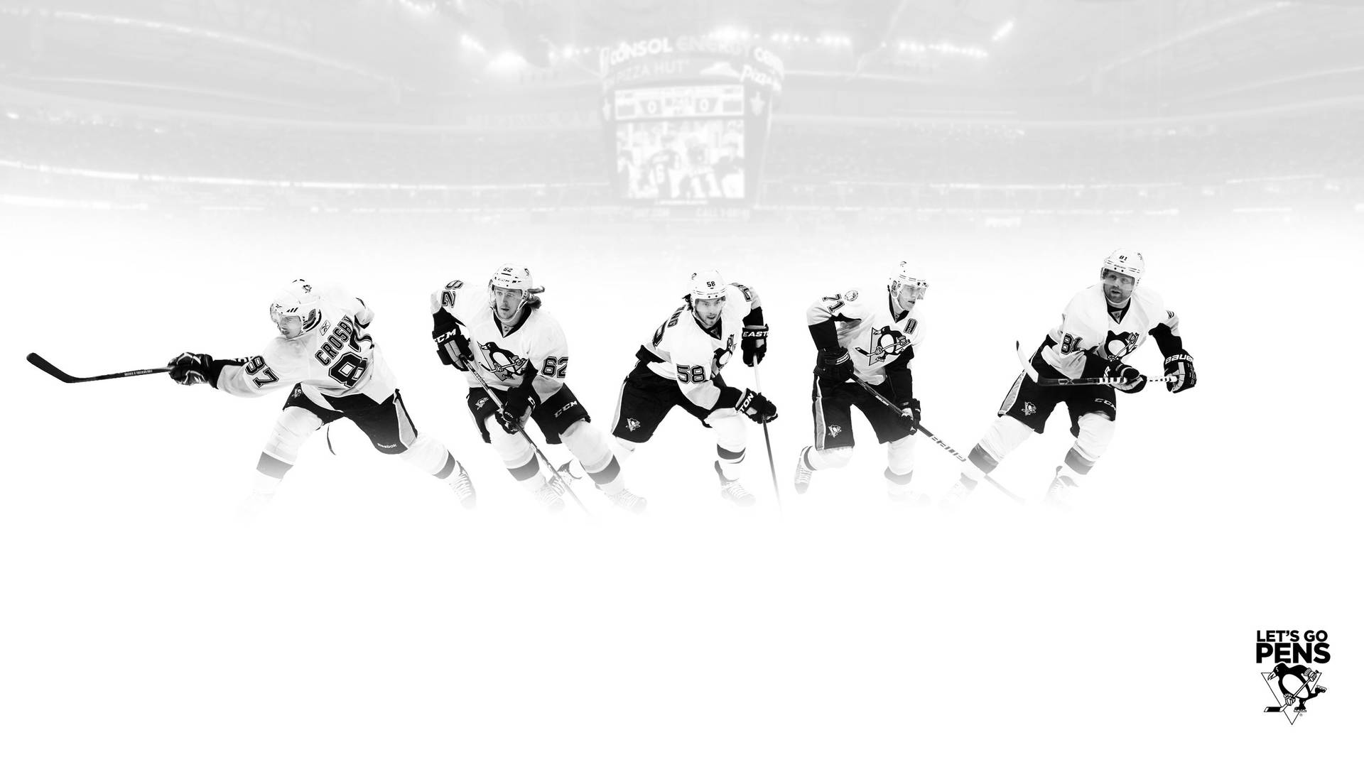 Pittsburgh Penguins Ice Hockey Athletes Background