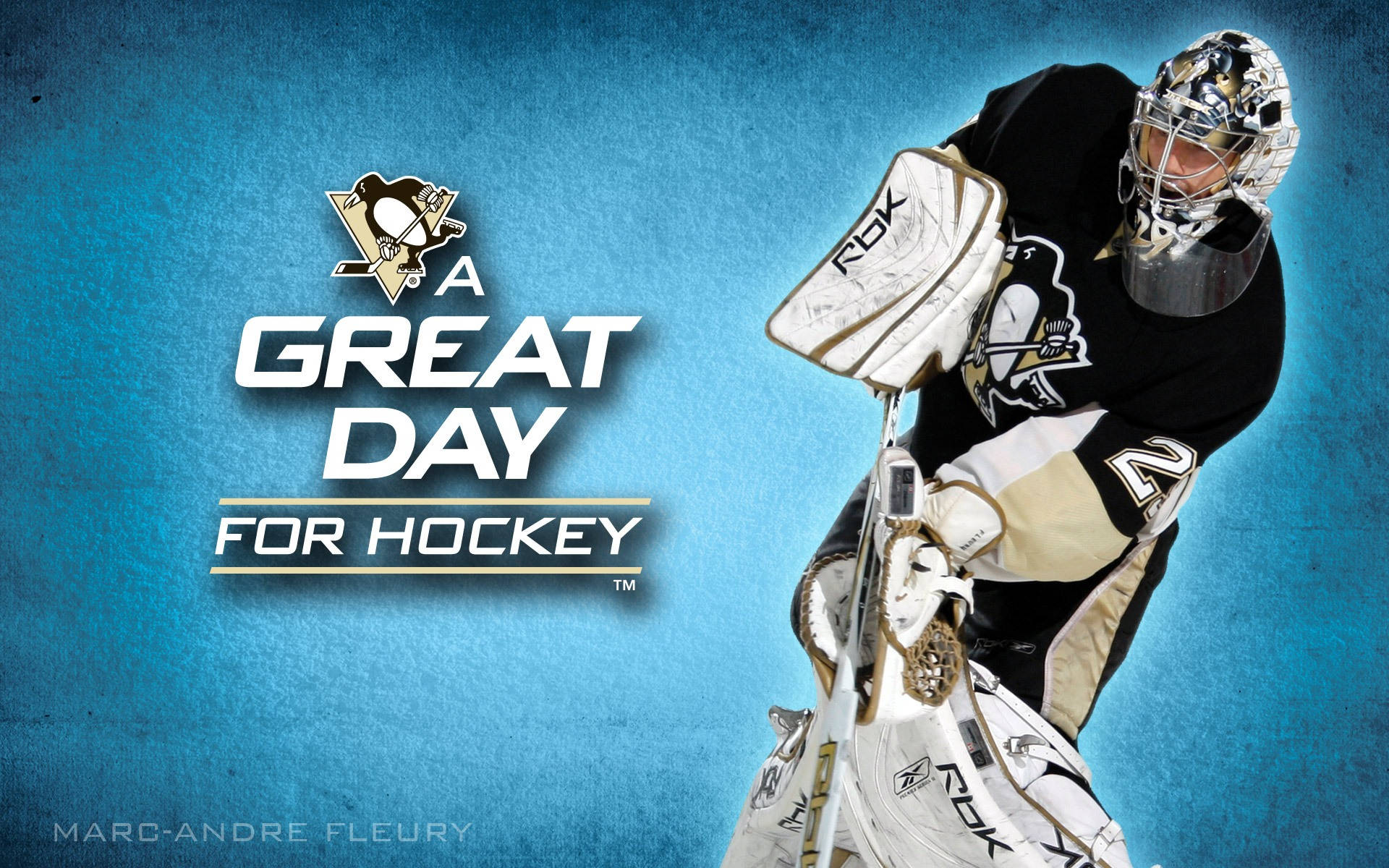 Pittsburgh Penguins Official Fleury Poster Background