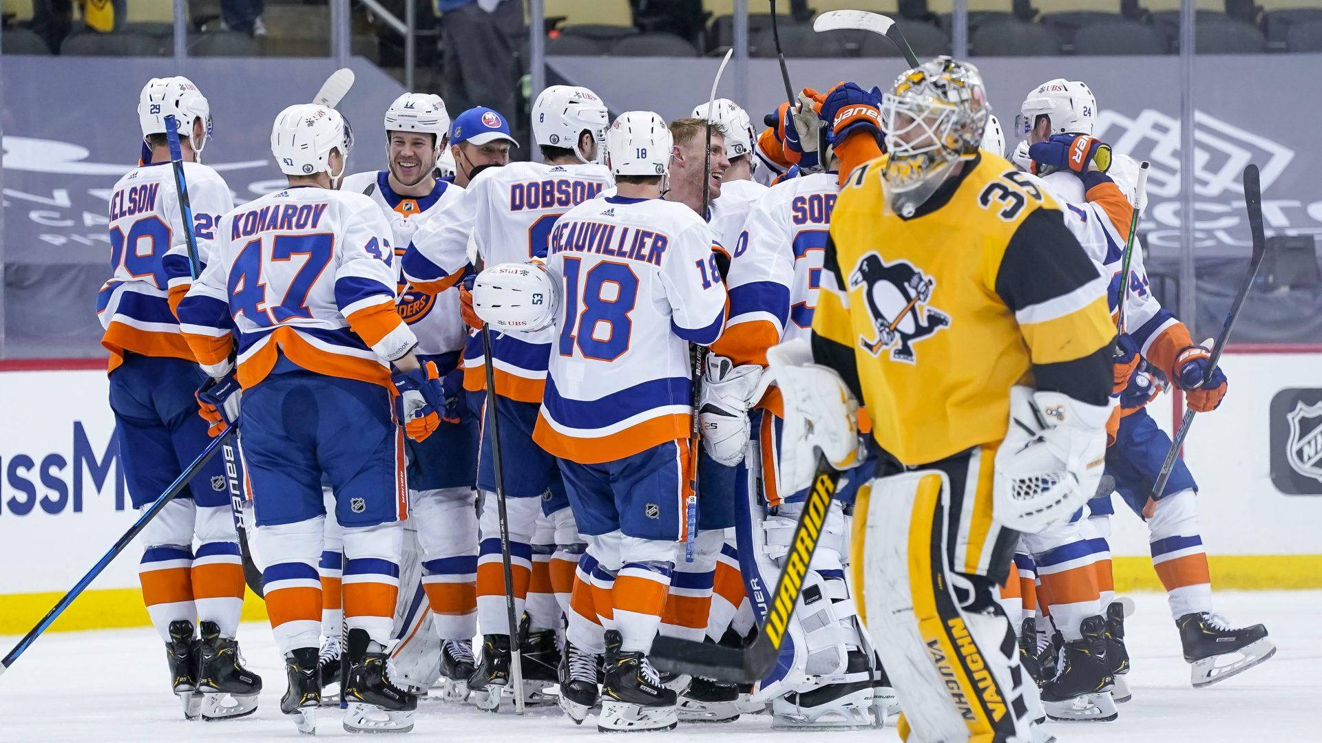 Pittsburgh Penguins Vs New York Islanders Background