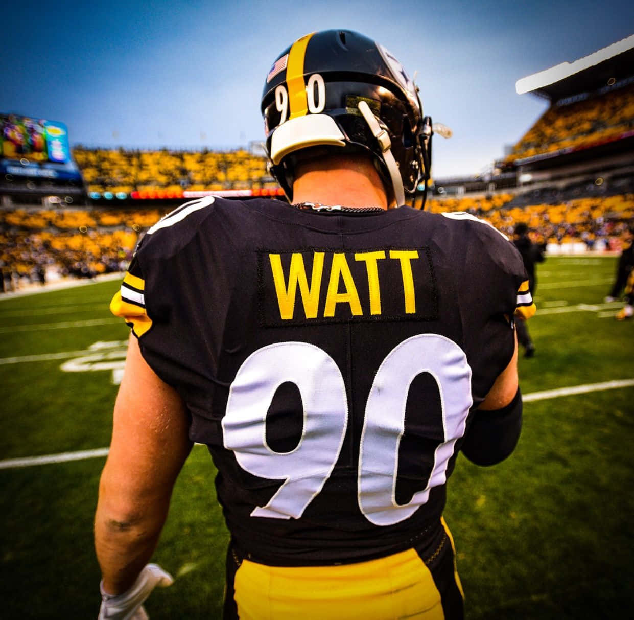 Pittsburgh Steelers Linebacker T.j Watt Background