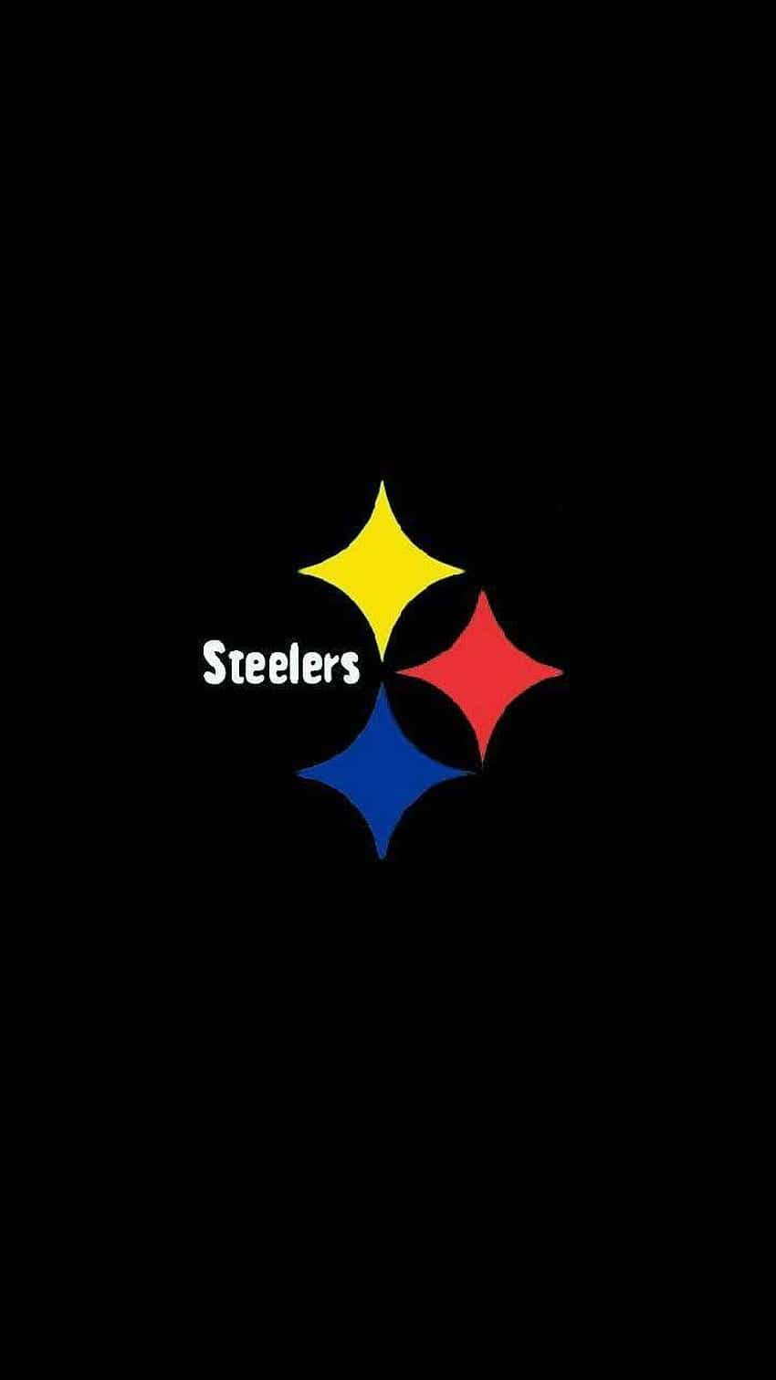 Pittsburgh Steelers Logo On Black Canvas Background