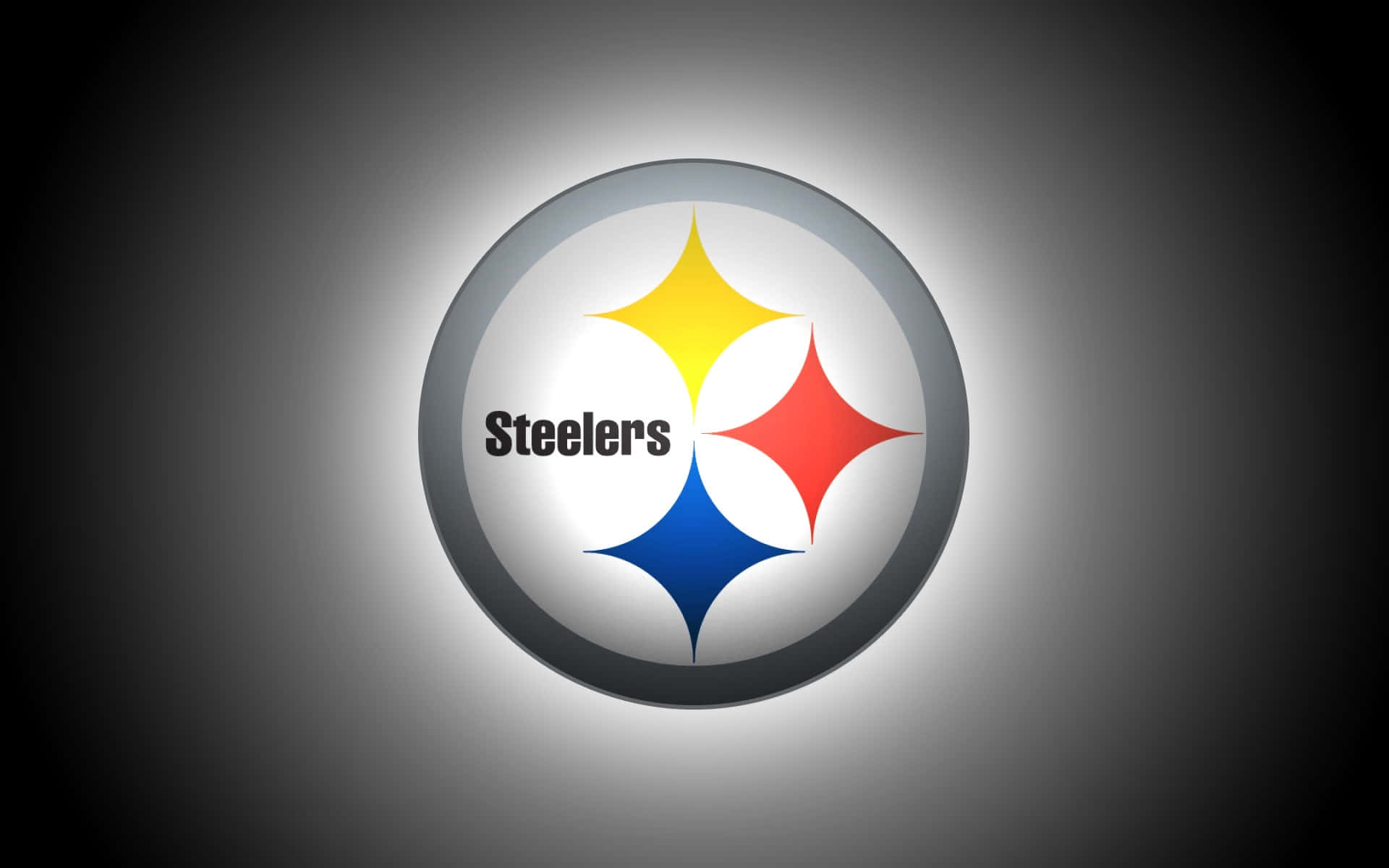 Pittsburgh Steelers Logo Radiating Background