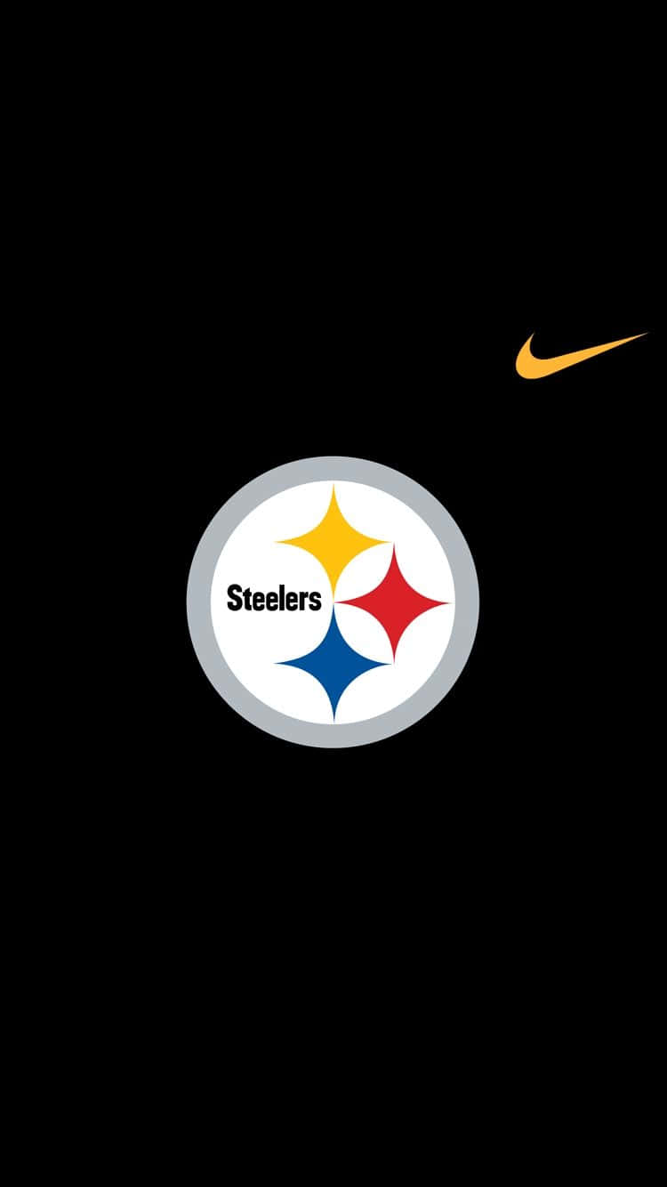 Pittsburgh Steelers Logo With Nike Swoosh Background