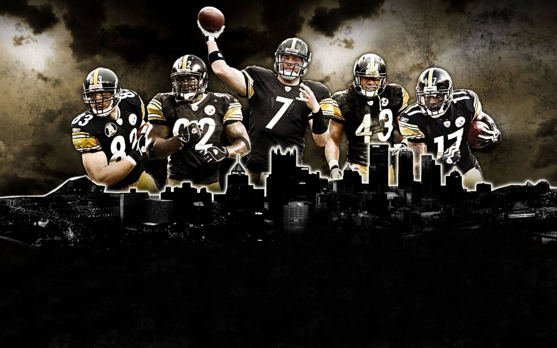 Pittsburgh Steelers Team City Art Background