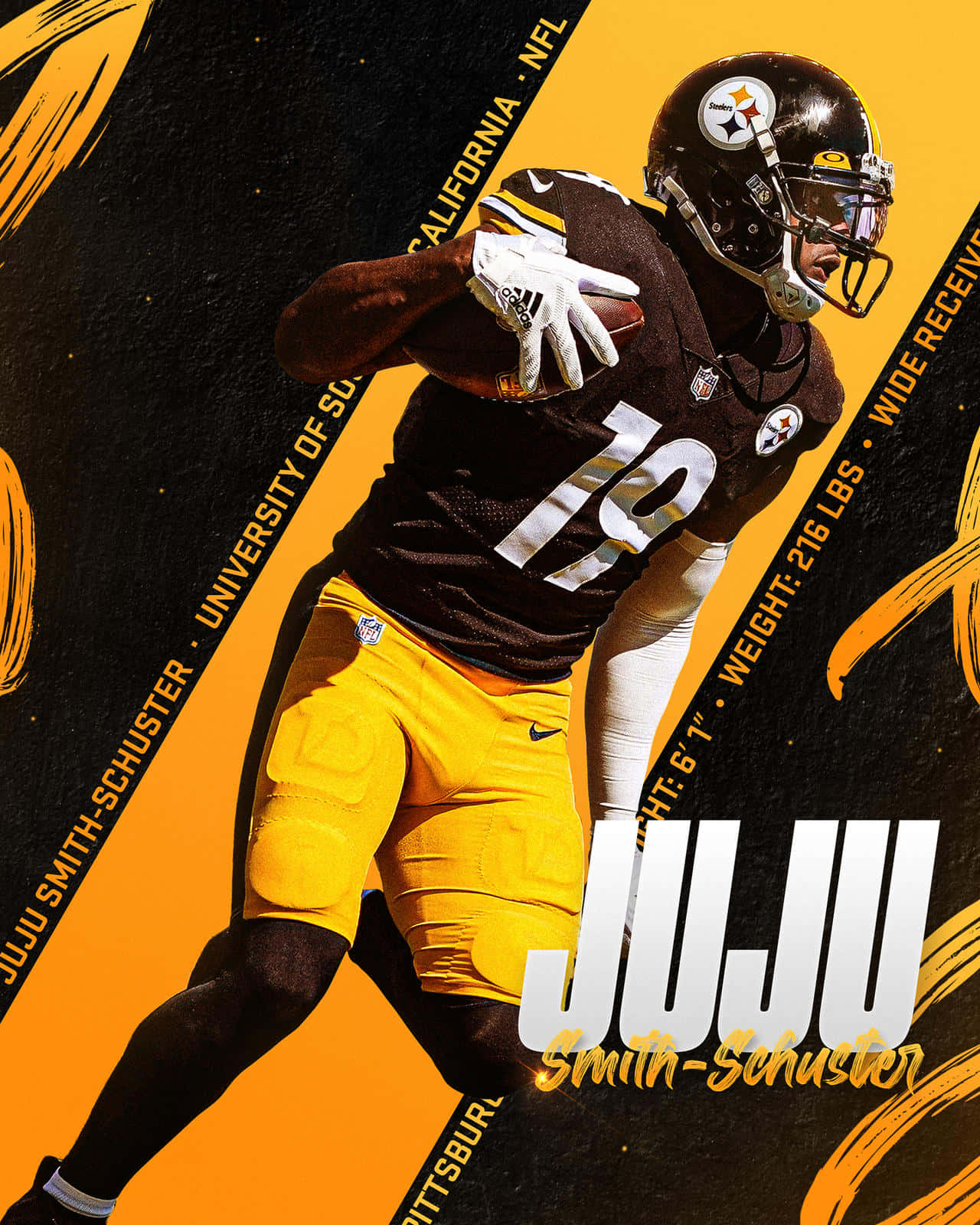 Pittsburgh Steelers Wide Receiver Juju Smith Schuster Background