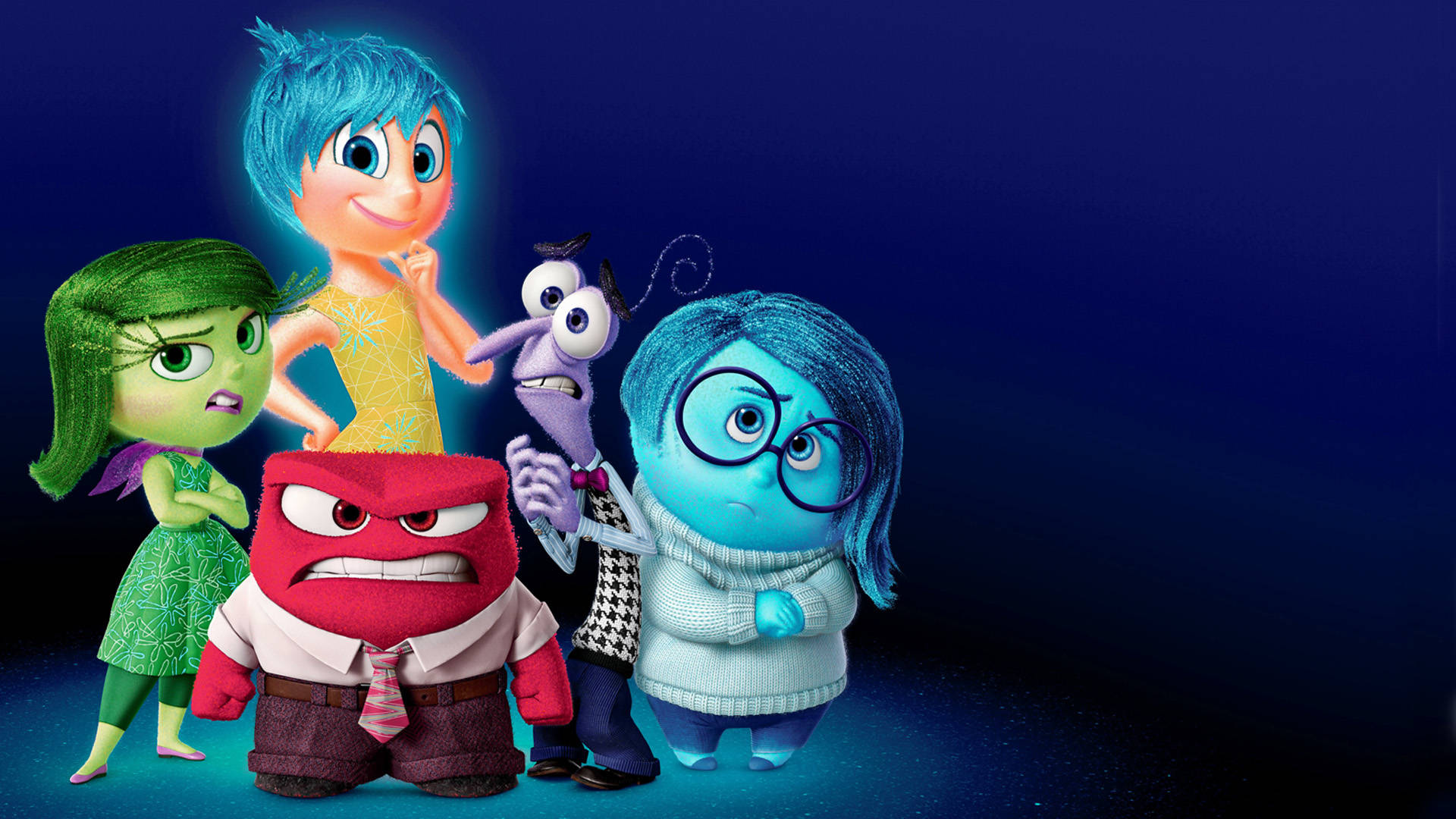 Pixar Inside Out Main Characters Background