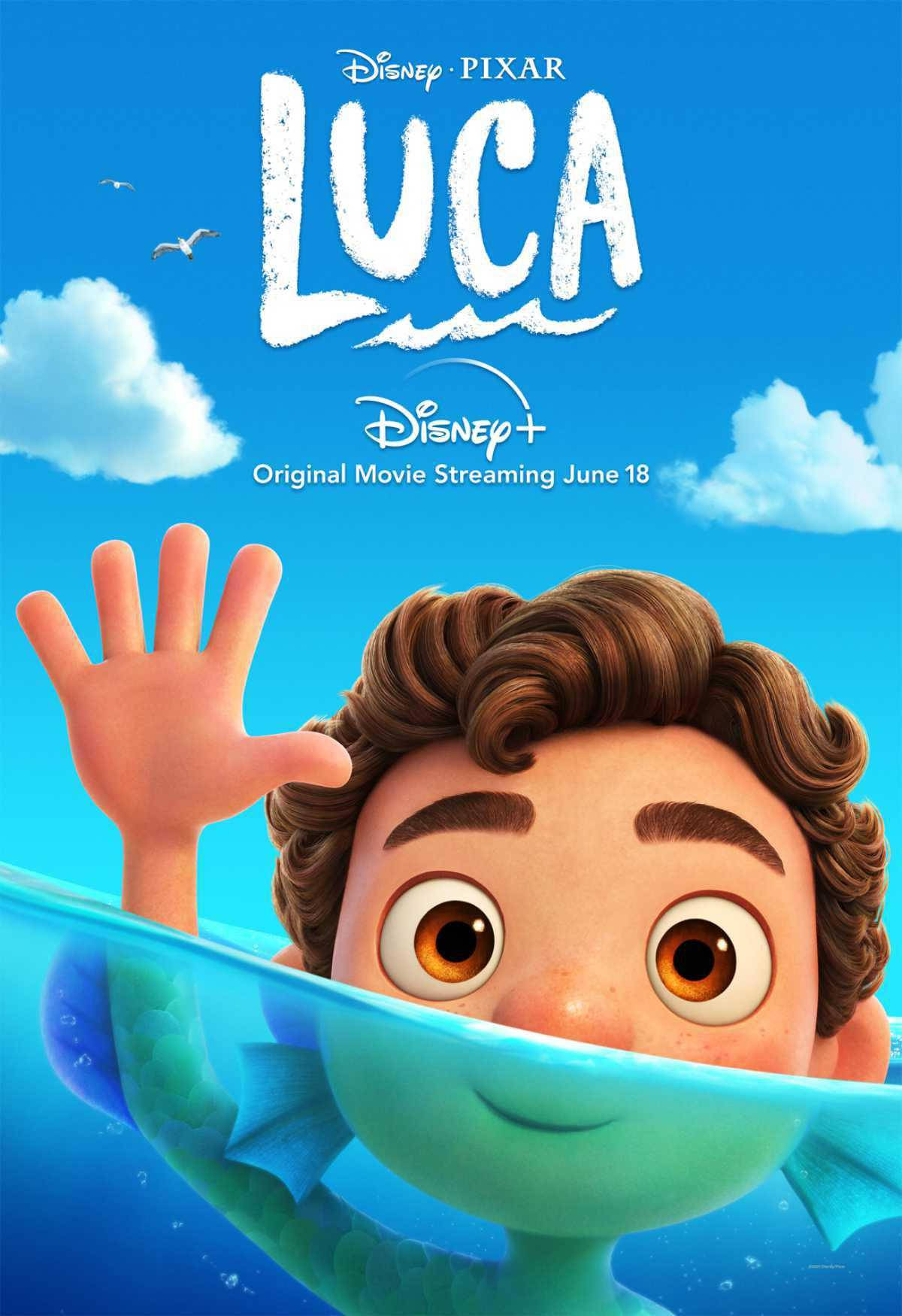 Pixar Luca Paguro Poster Background