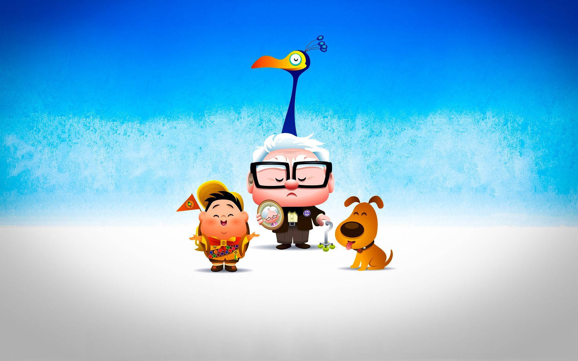 Pixar Movie Up Characters Background