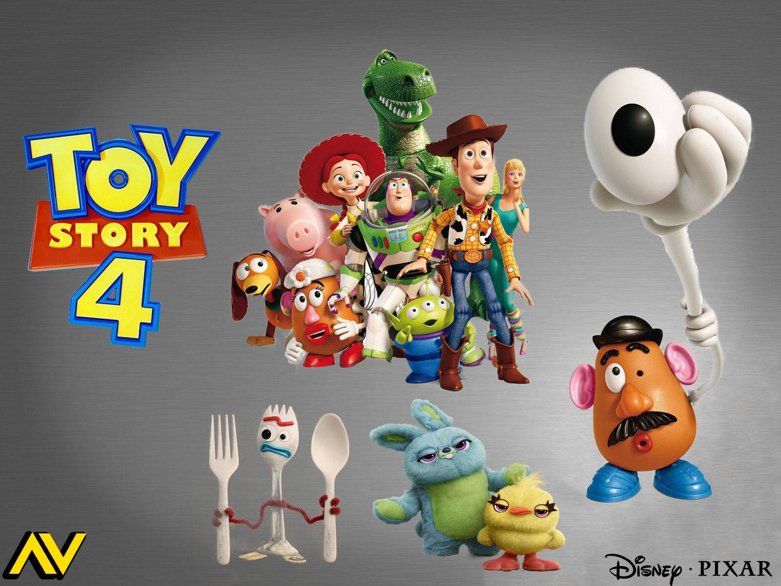 Pixar's Toy Story 4 Collage