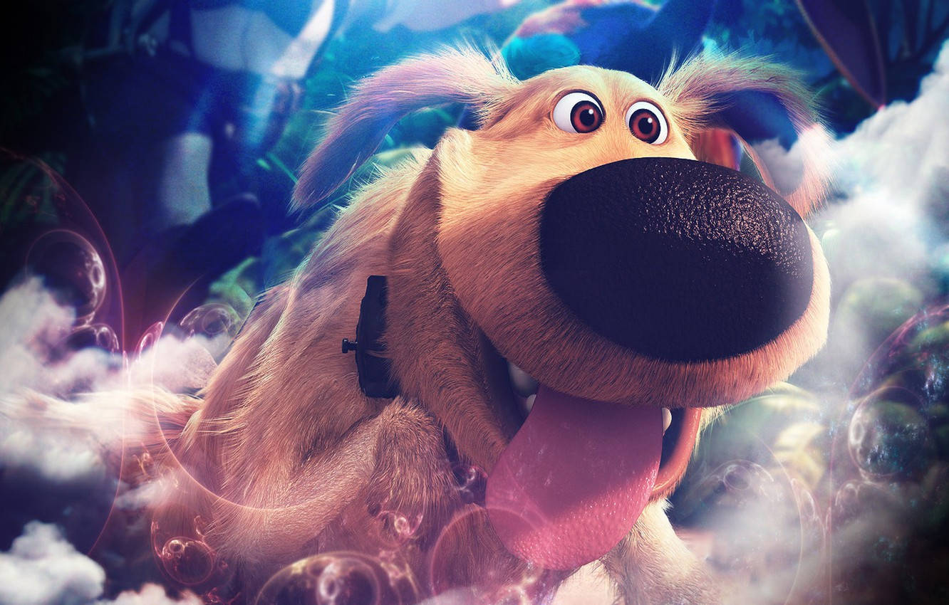 Pixar's Up Dog Squirrel Background