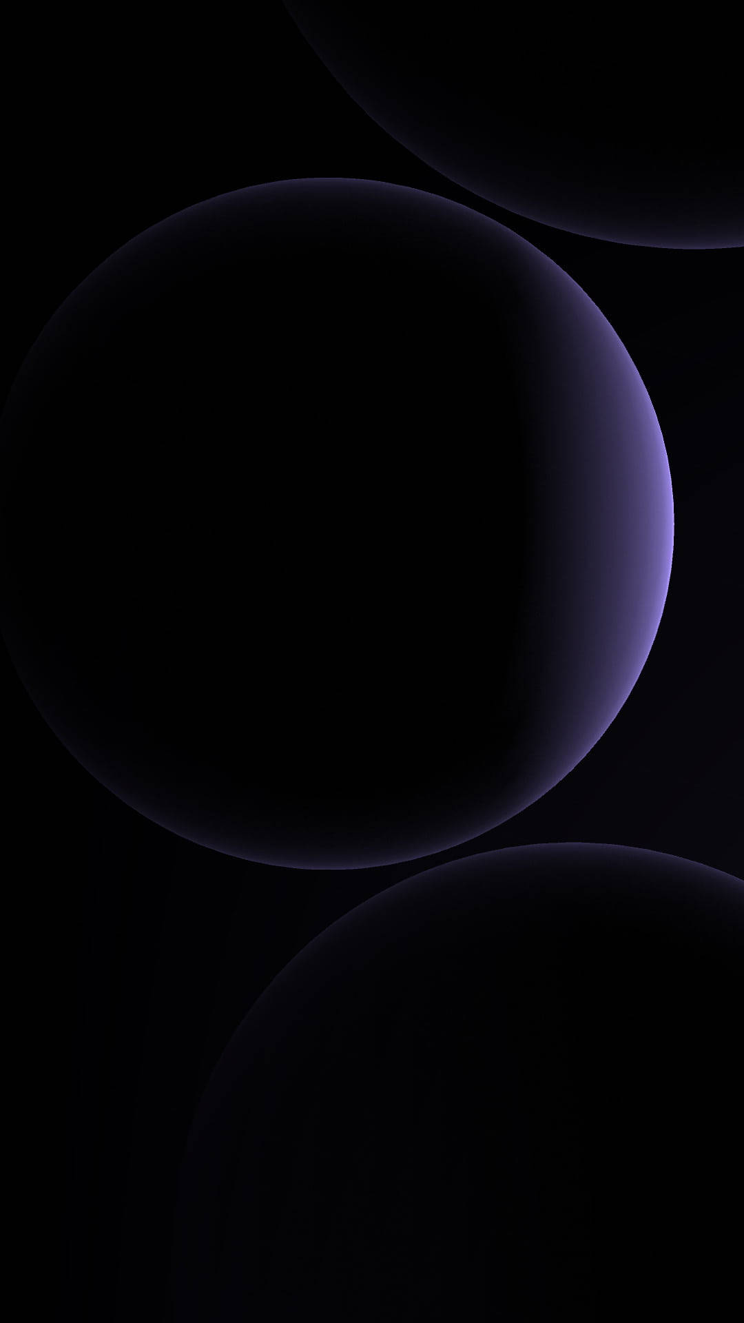 Pixel 3 Xl Dark Violet Blobs Background