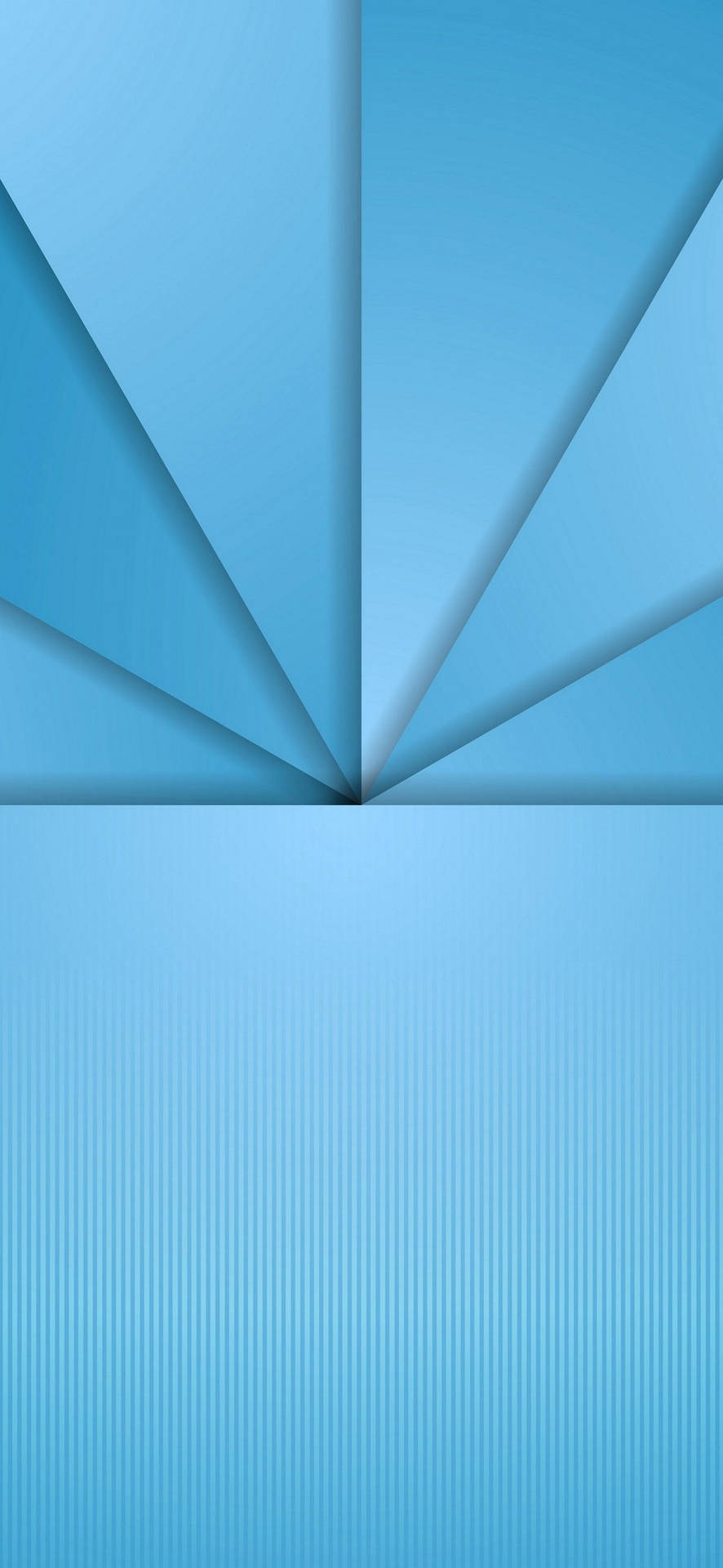 Pixel 5 Blue Fan Design Background