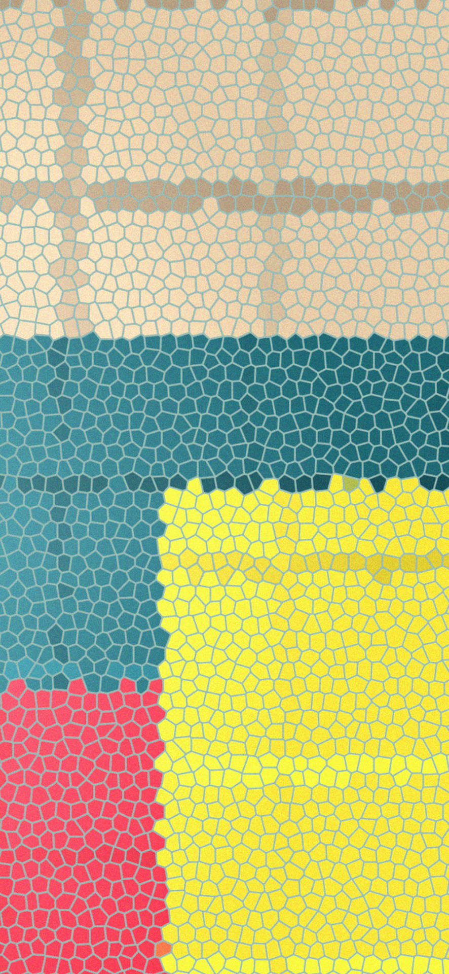 Pixel 5 Mosaic Pattern Background