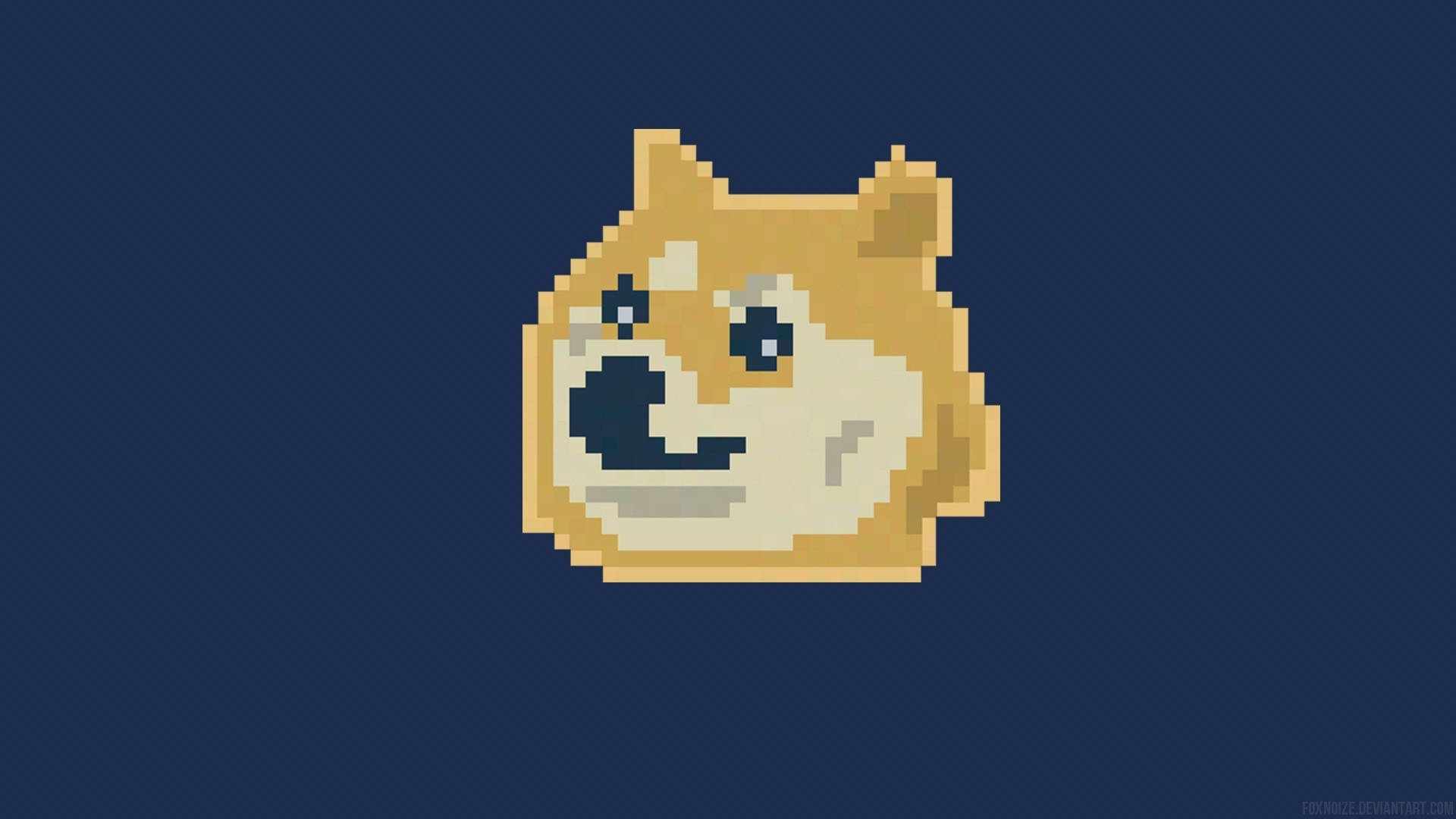 Pixel Art Doge Meme Background