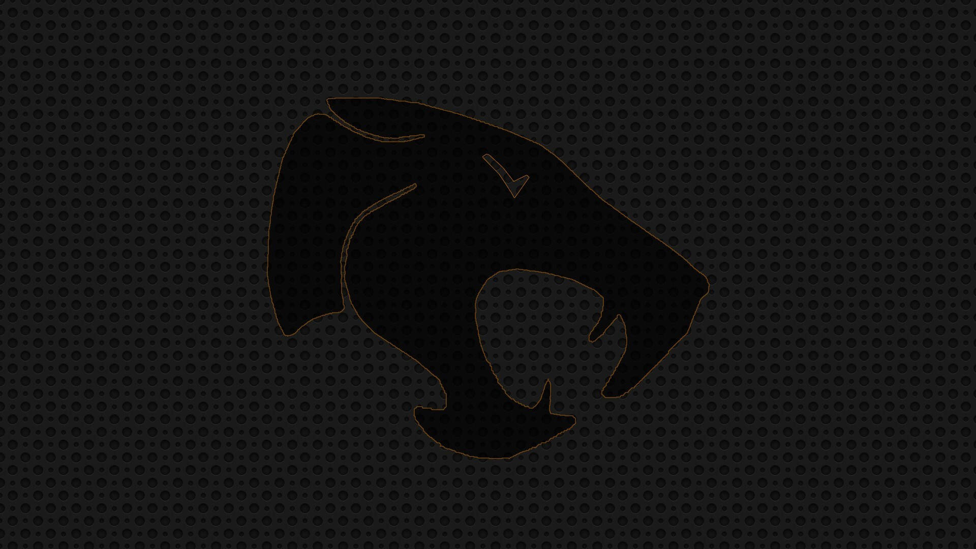 Pixel Black Thundercats Logo Background