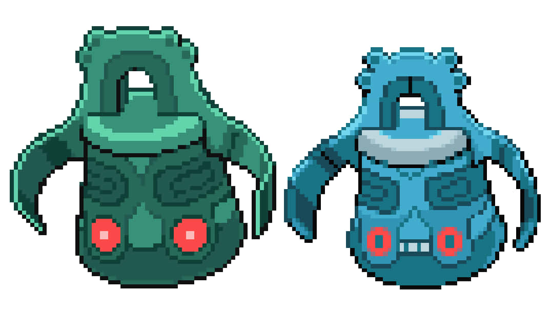 Pixel Bronzong Background