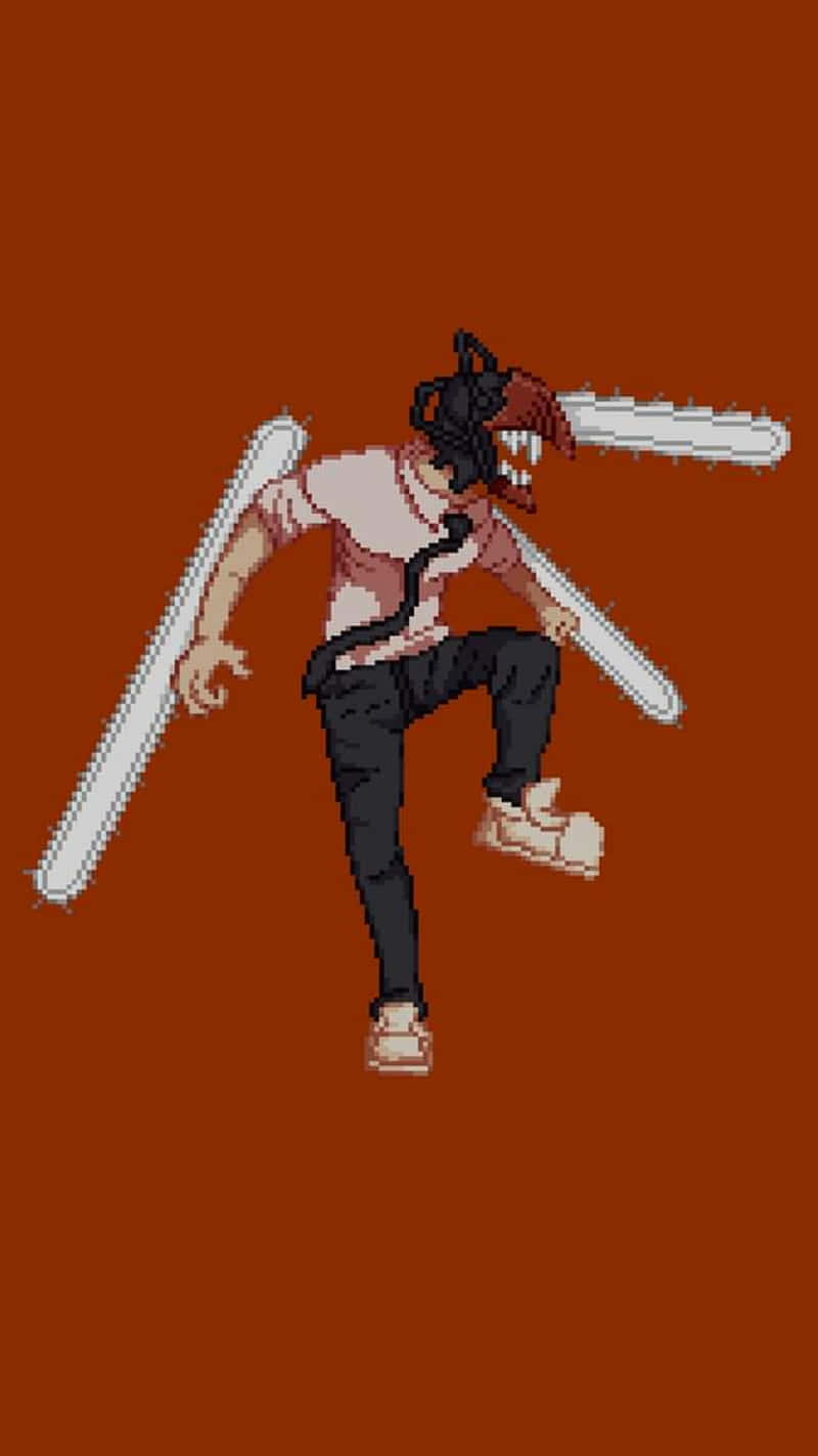 Pixel Chainsaw Man Pfp