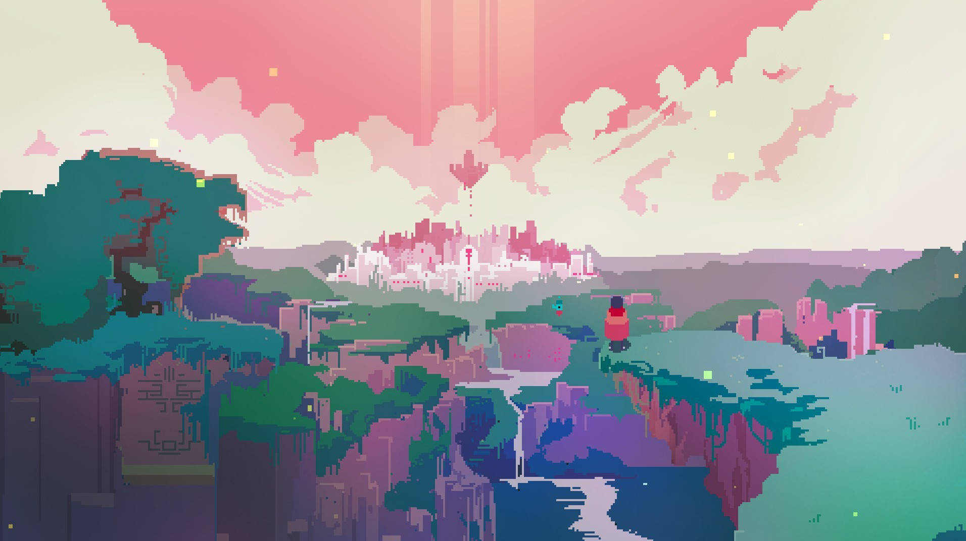 Pixel Nature Hyper Light Drifter Background