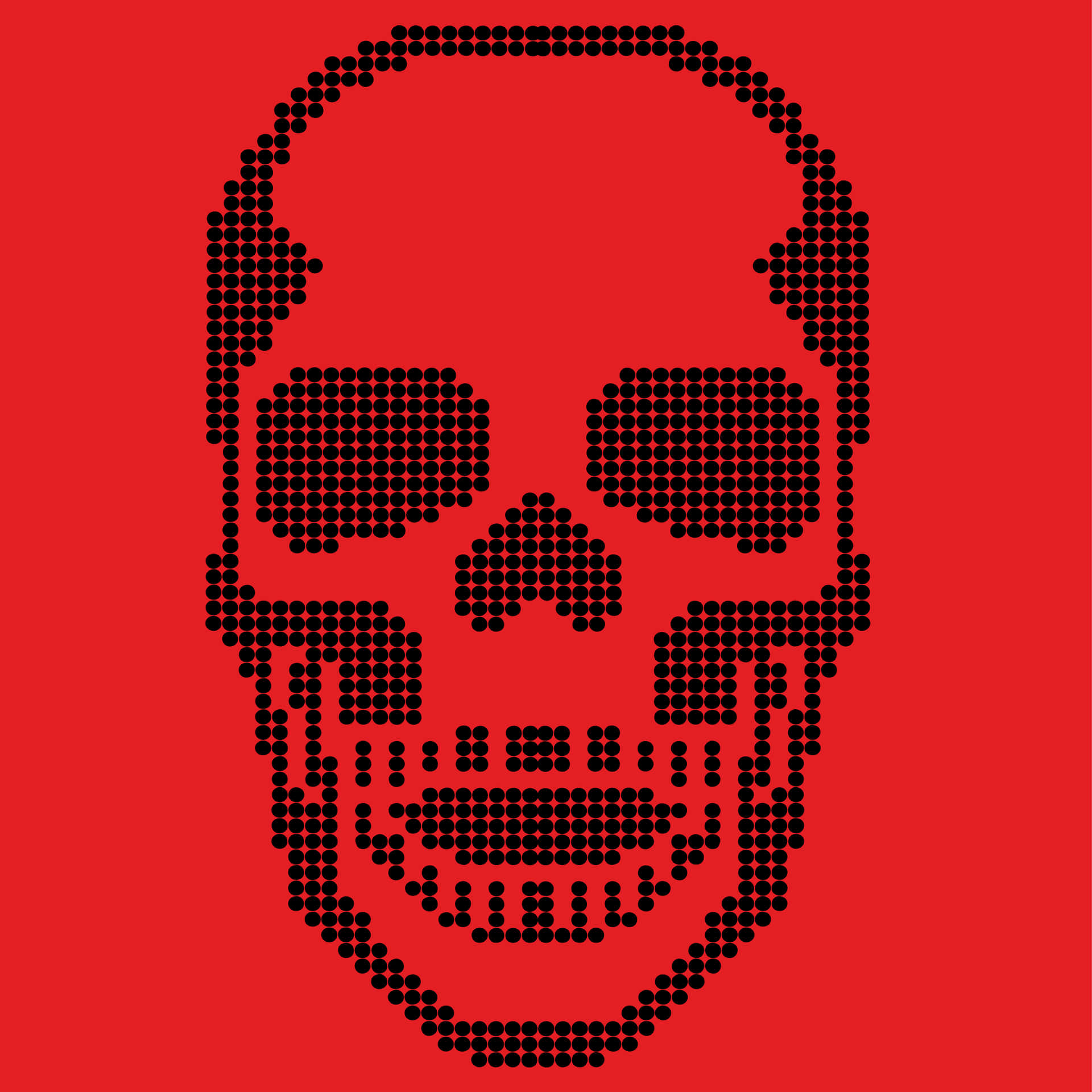 Pixel Skull Red Pfp