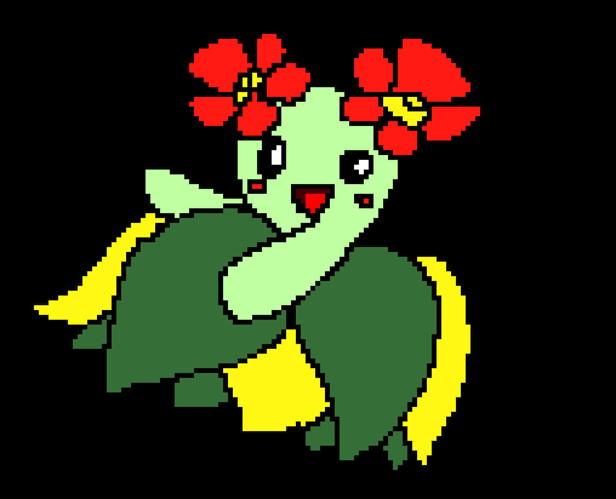 Pixelated Image Of Bellossom