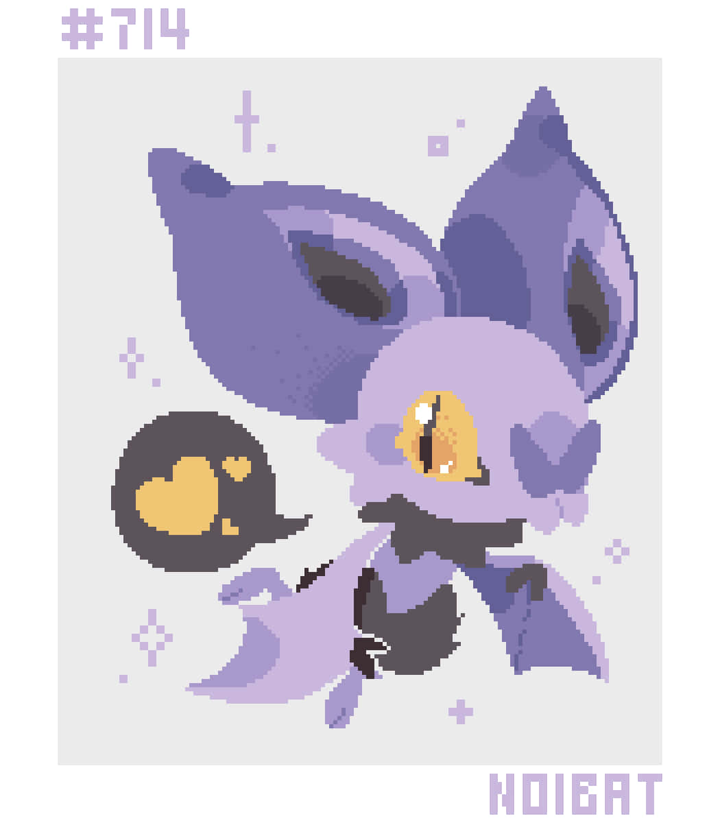 Pixelated Noibat Graphic