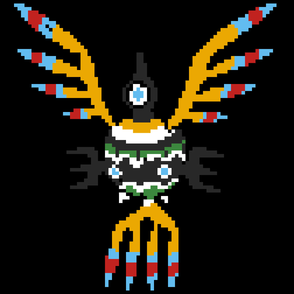 Pixelated Sigilyph Background