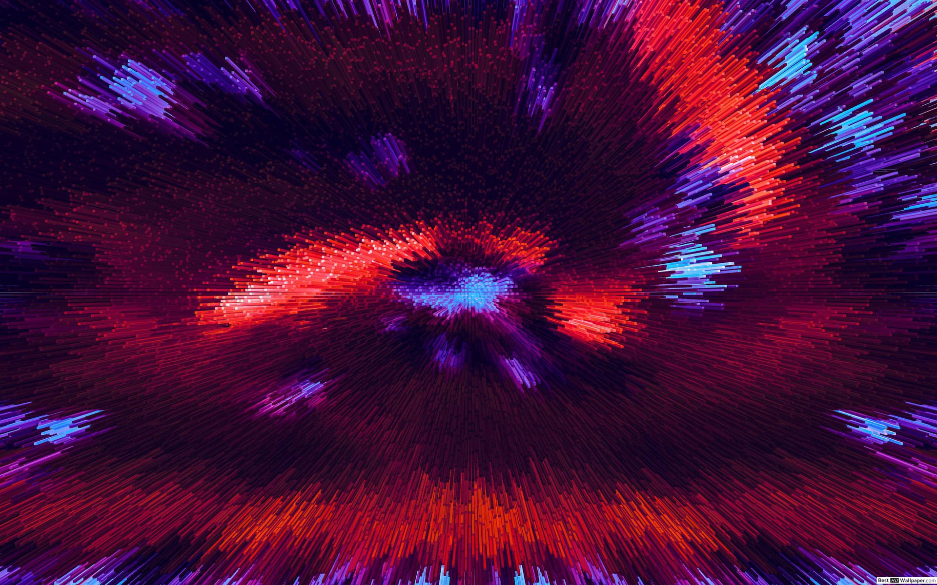 Pixelated Supreme Blast Background