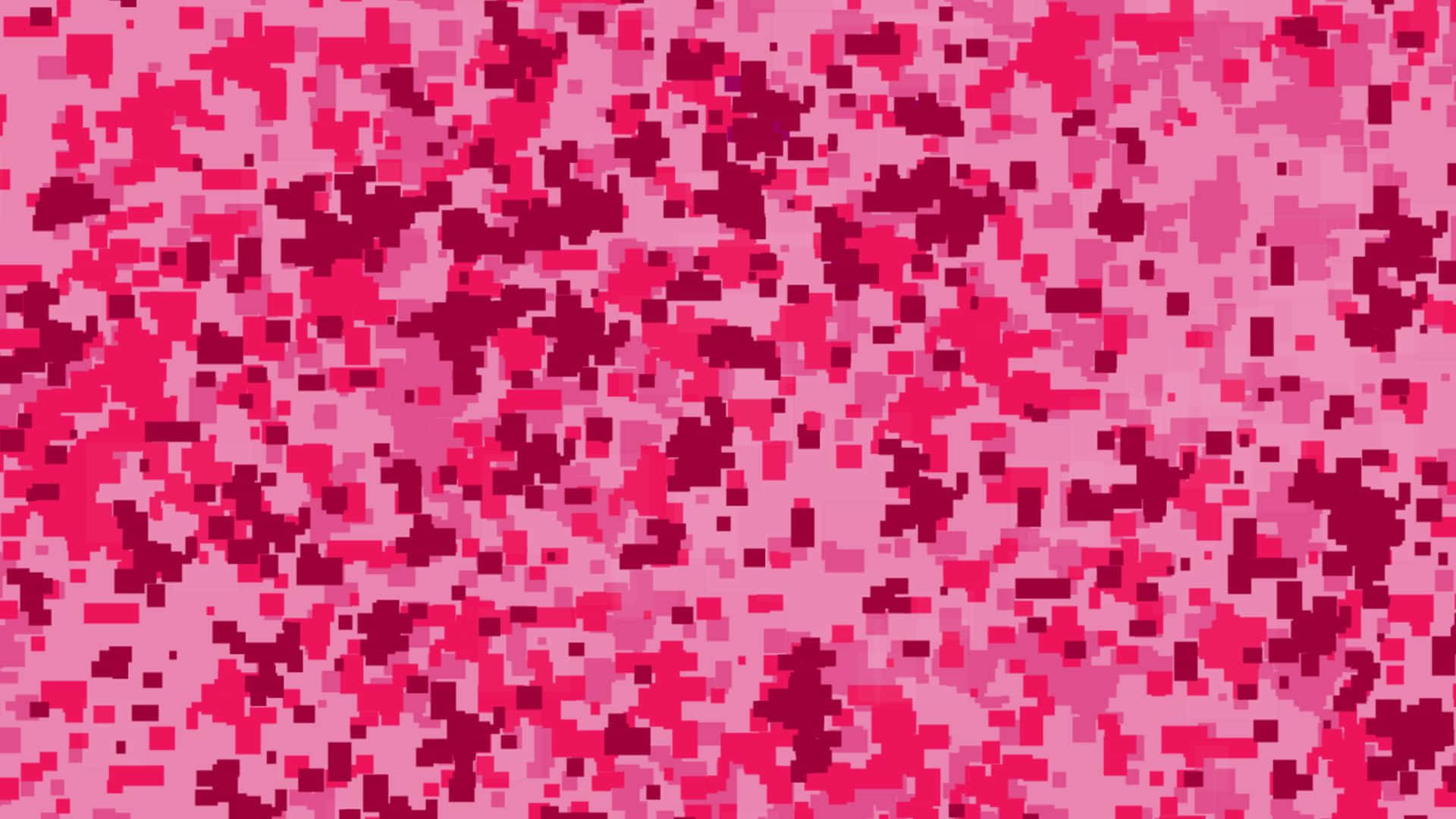 Pixelized Pink Camo Background