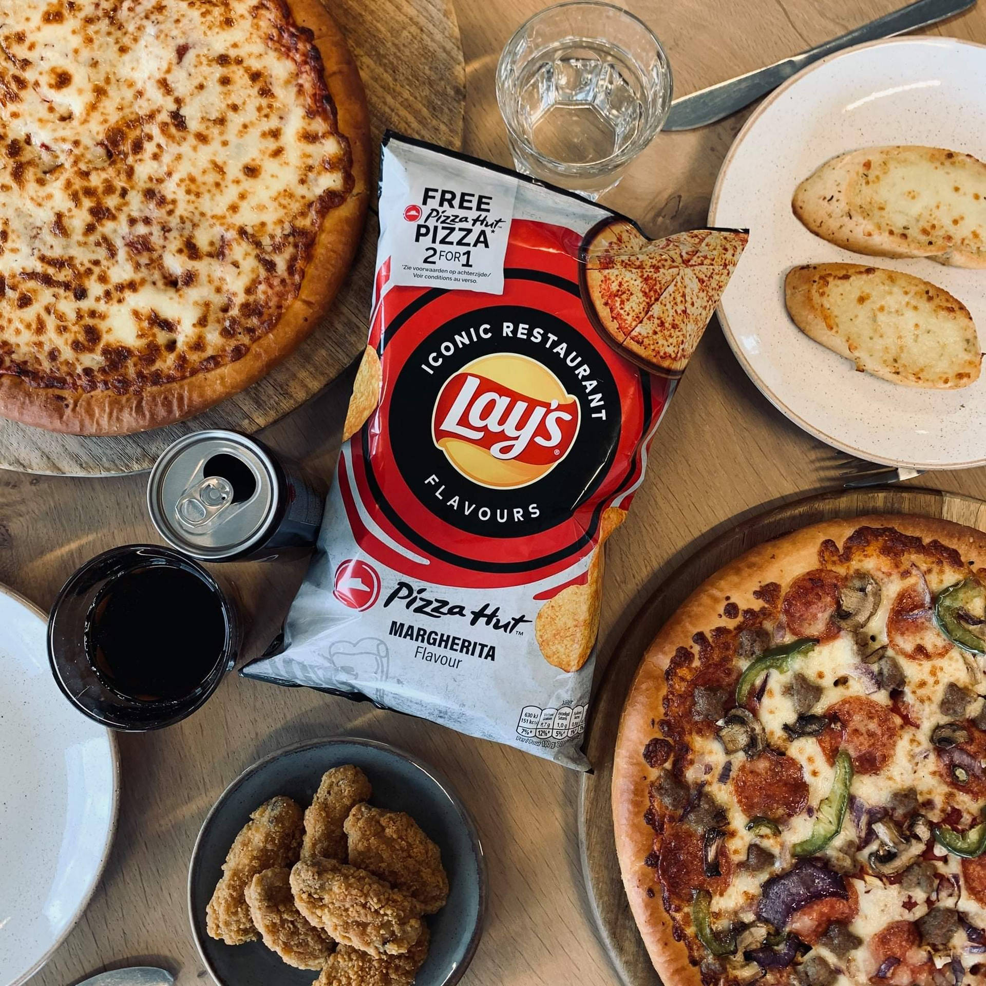 Pizza Hut And Lay's Chips