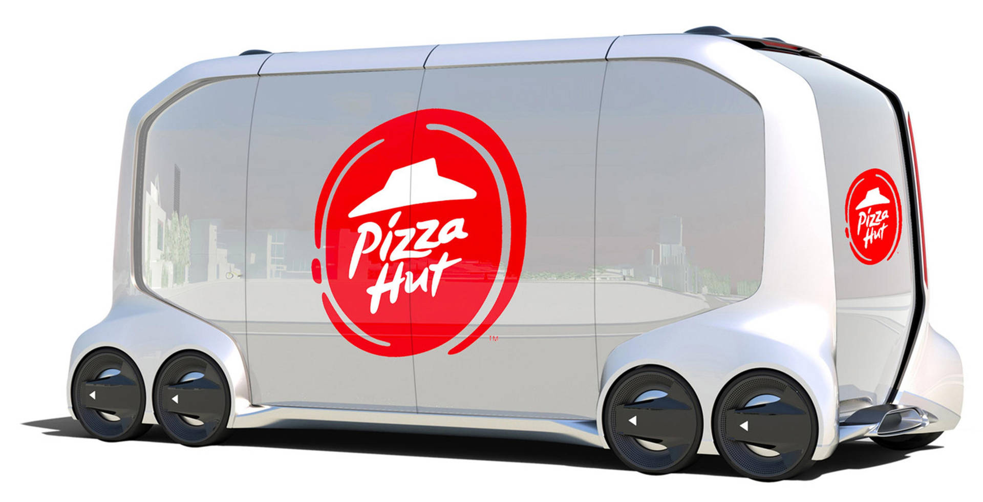 Pizza Hut Driverless Vehicle Background