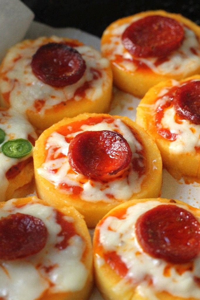 Pizzetta Polenta Bites Background