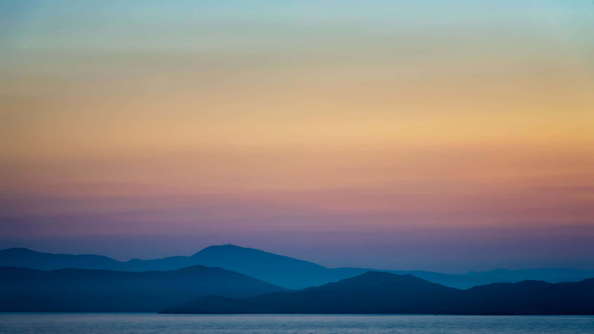 Placid Sunset Sky Background