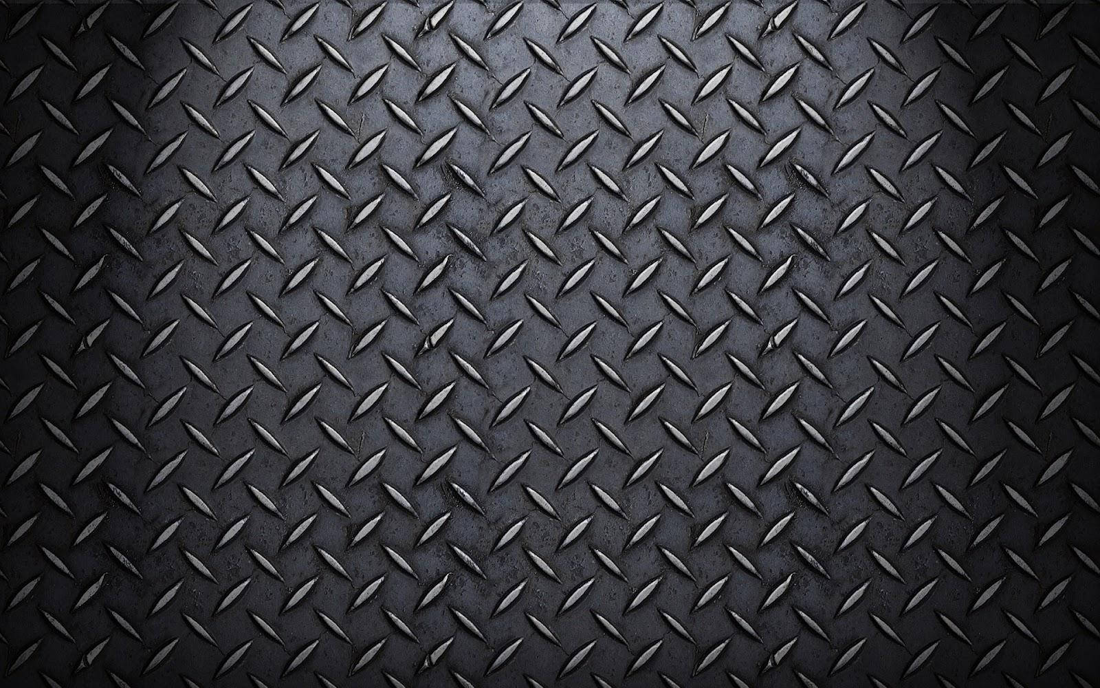Plain Black Colour With Metal Pattern Background
