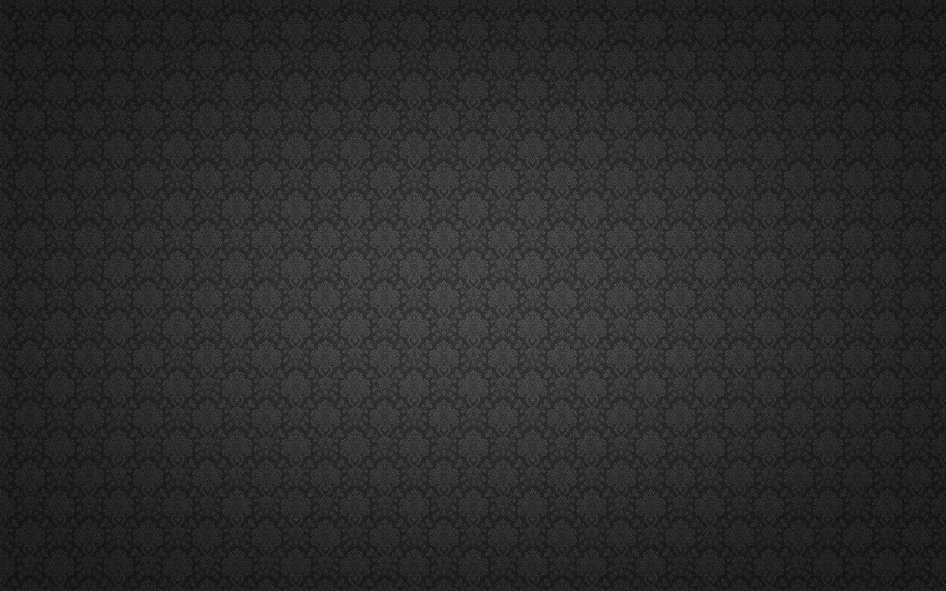 Plain Black Desktop With Elegant Patterns Background