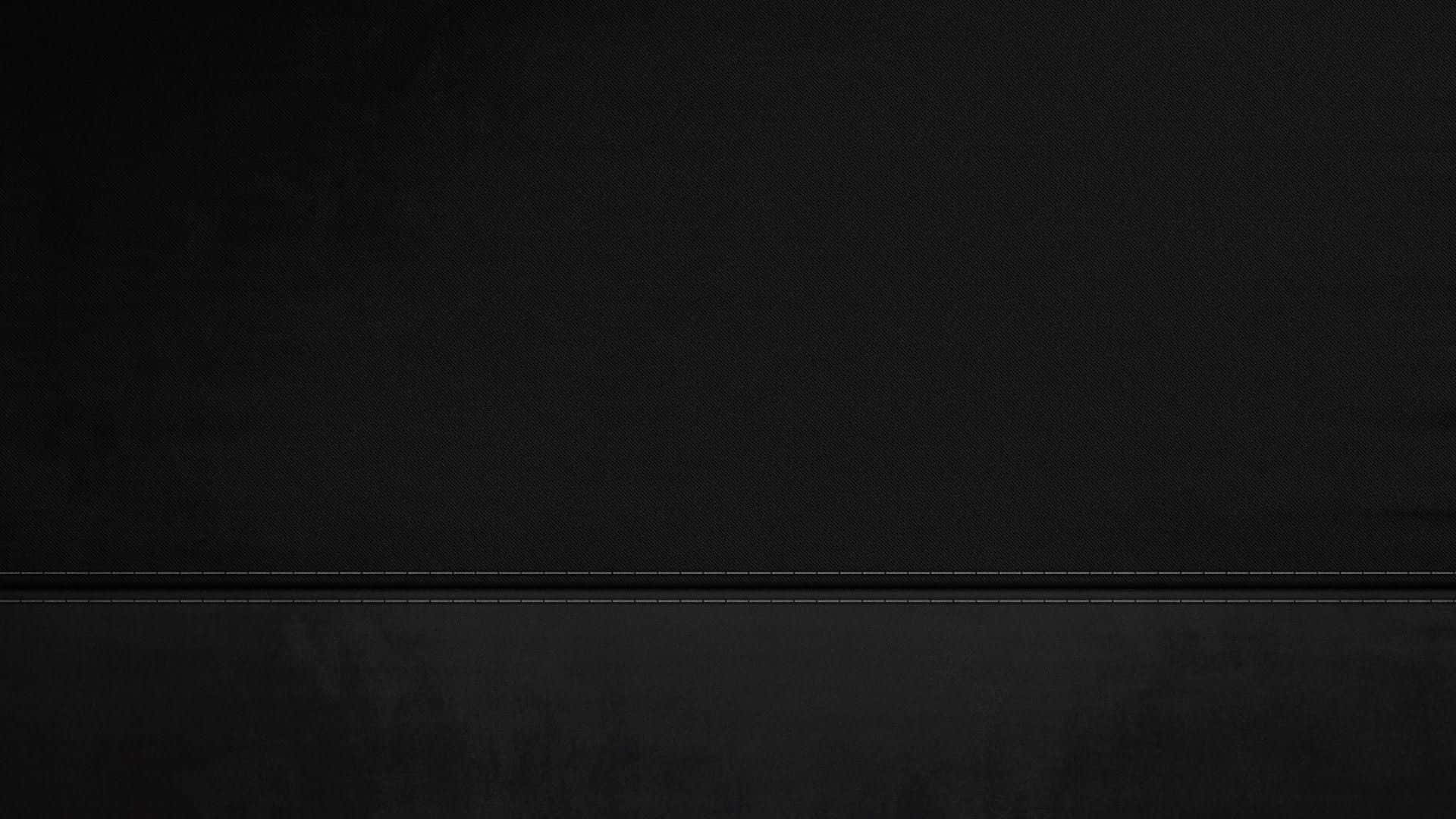 Plain Black Desktop With Leather Background