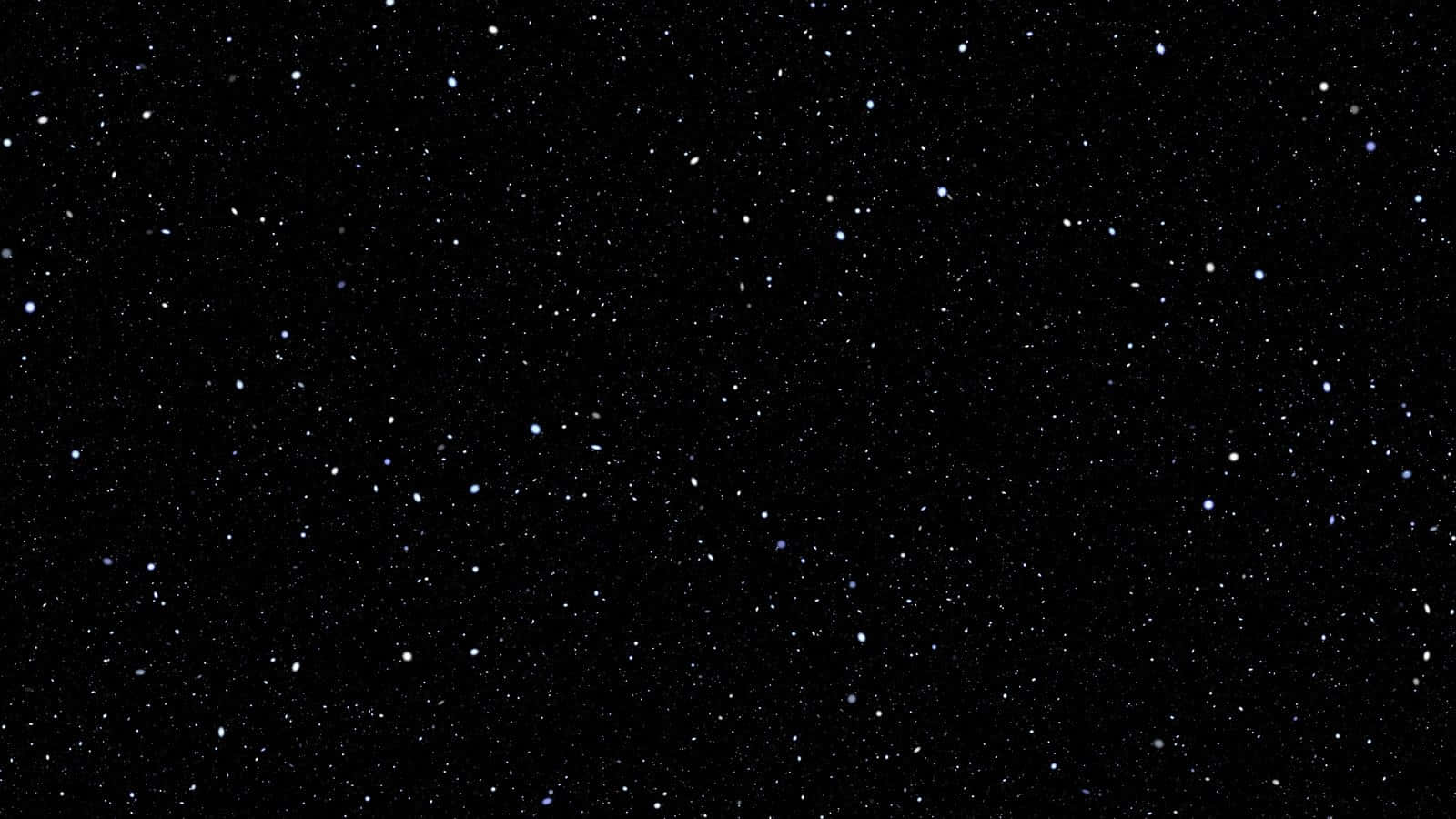 Plain Black Desktop With Twinkling Stars Background