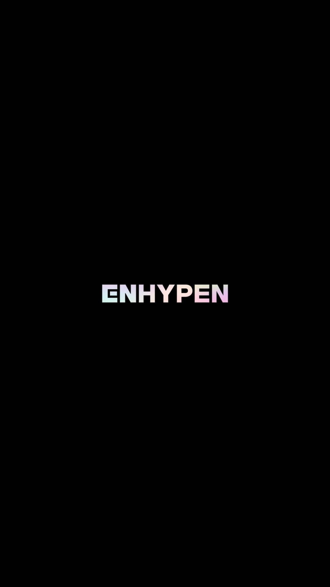 Plain Black Enhypen Aesthetic Background