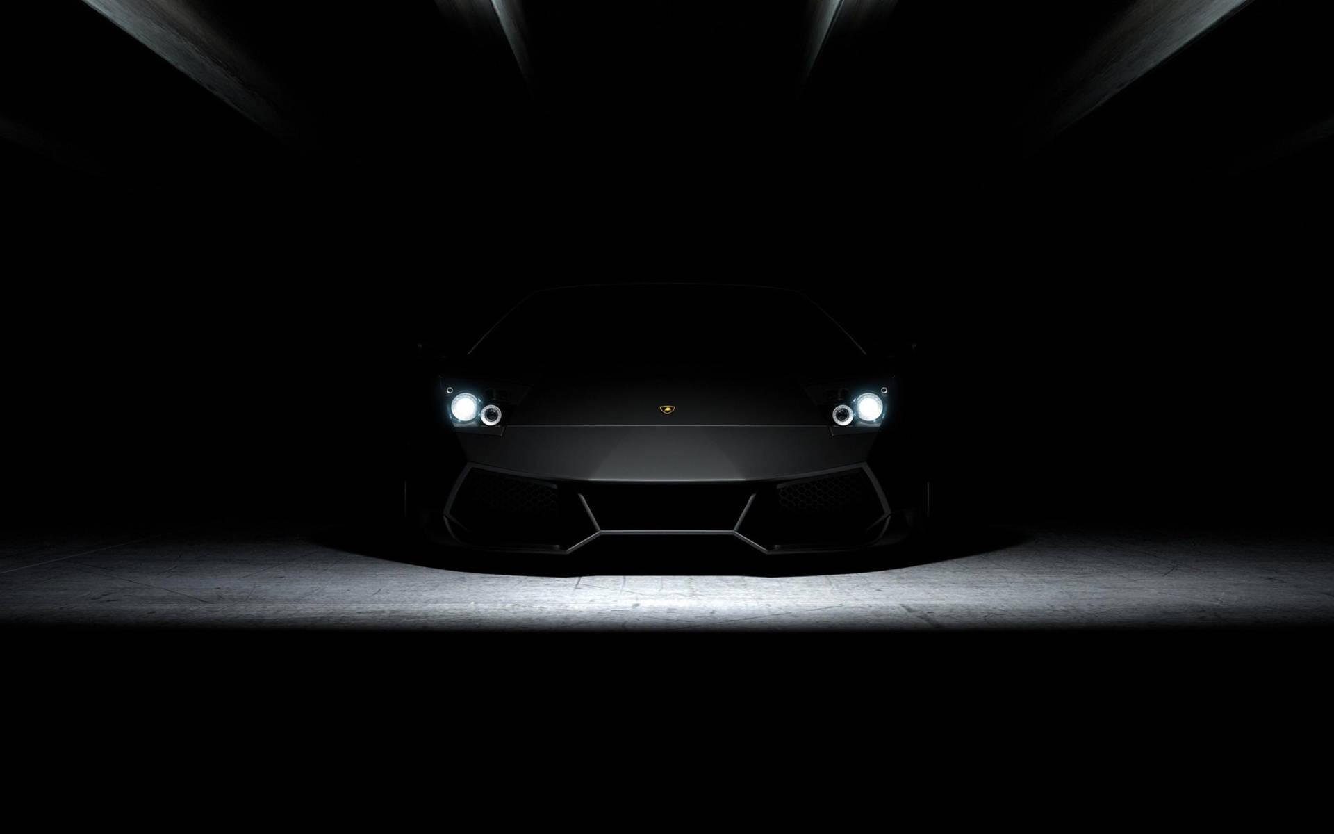 Plain Black Lamborghini Background