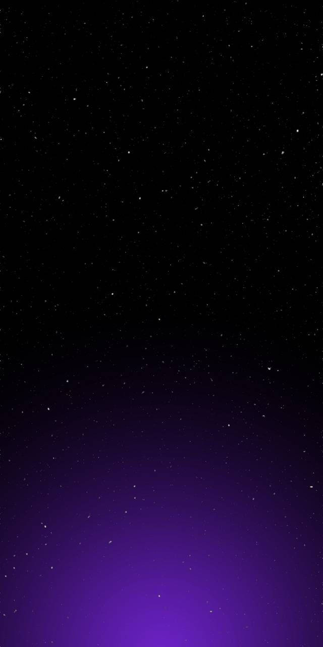Plain Black Purple Starry Iphone Background