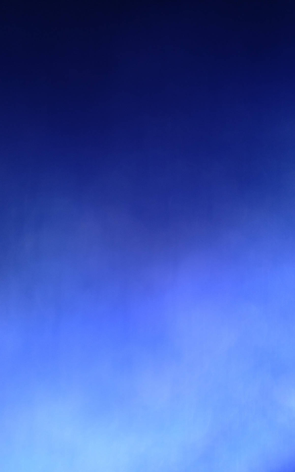 Plain Blue Cloud Gradient Background