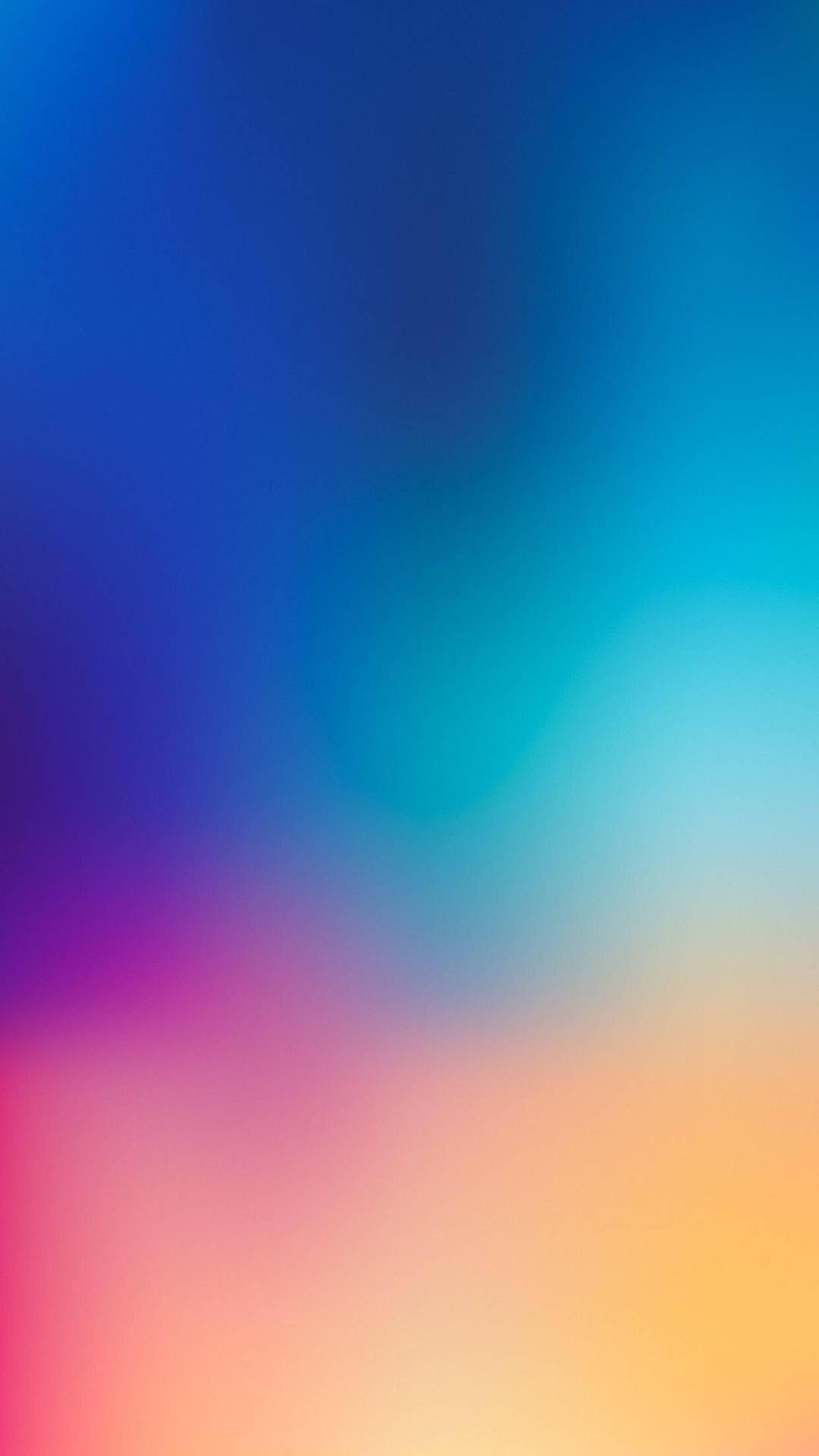 Plain Blue Orange Blur Gradient Iphone Background