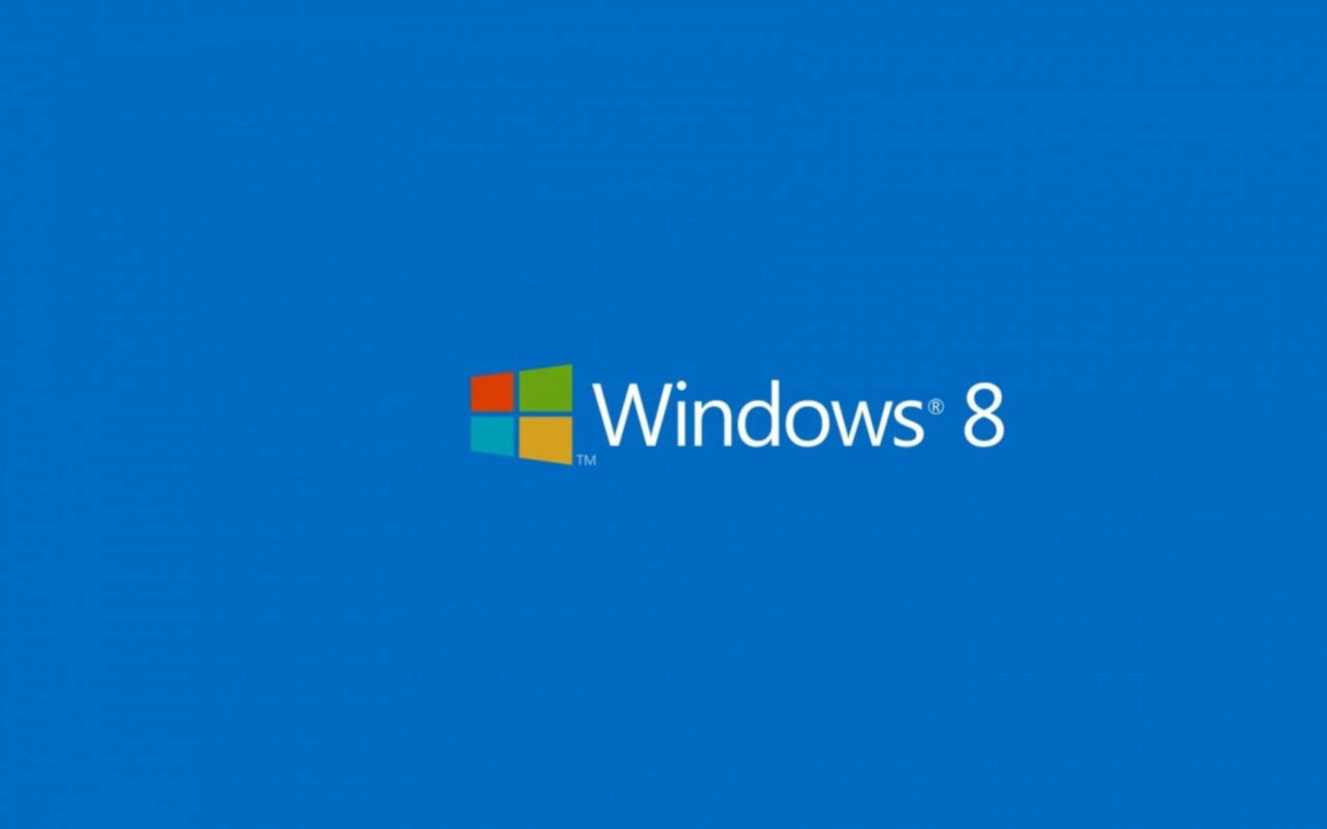 Plain Blue Windows 8 Background