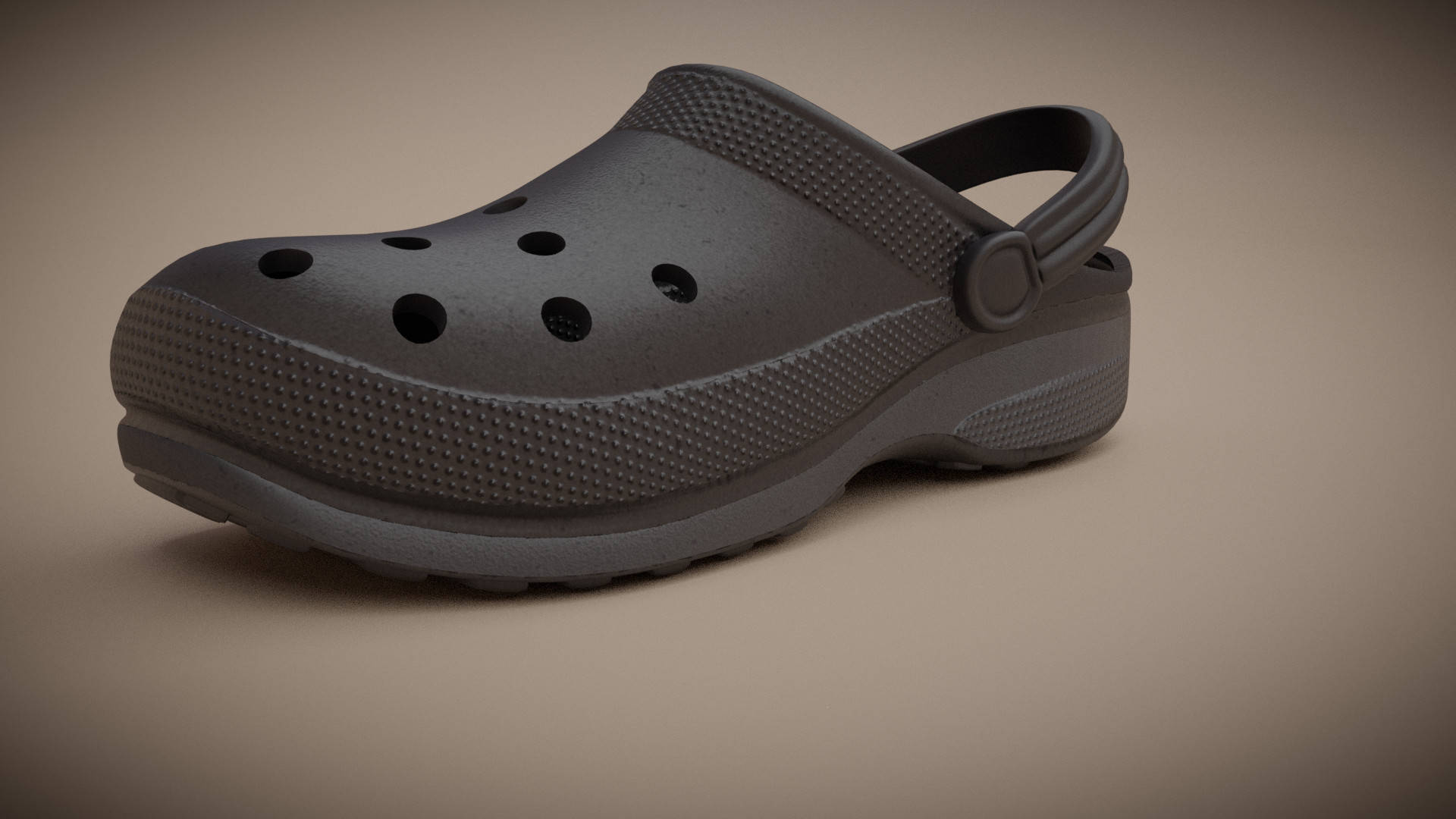 Plain Crocs Footwear Background