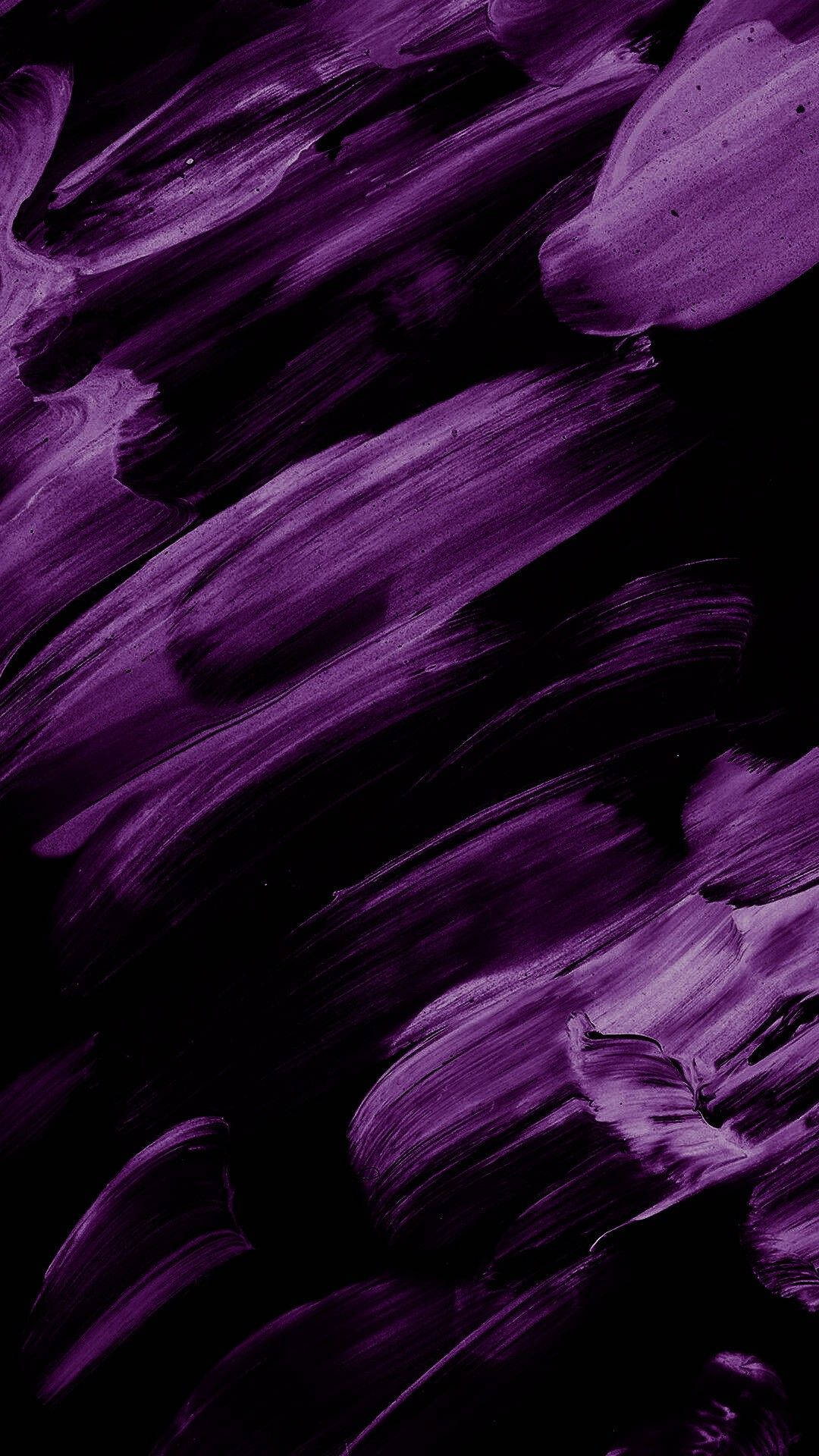Plain Dark Violet Paint Stroke Iphone