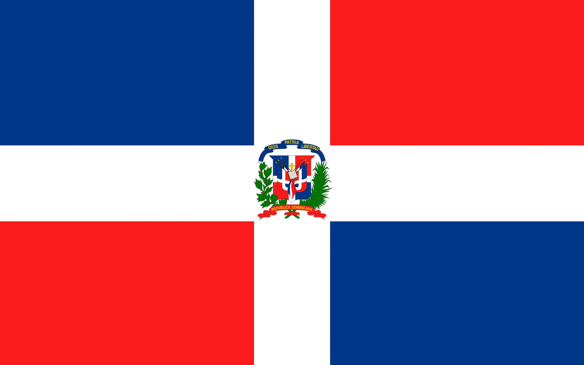 Plain Dominican Republic Flag